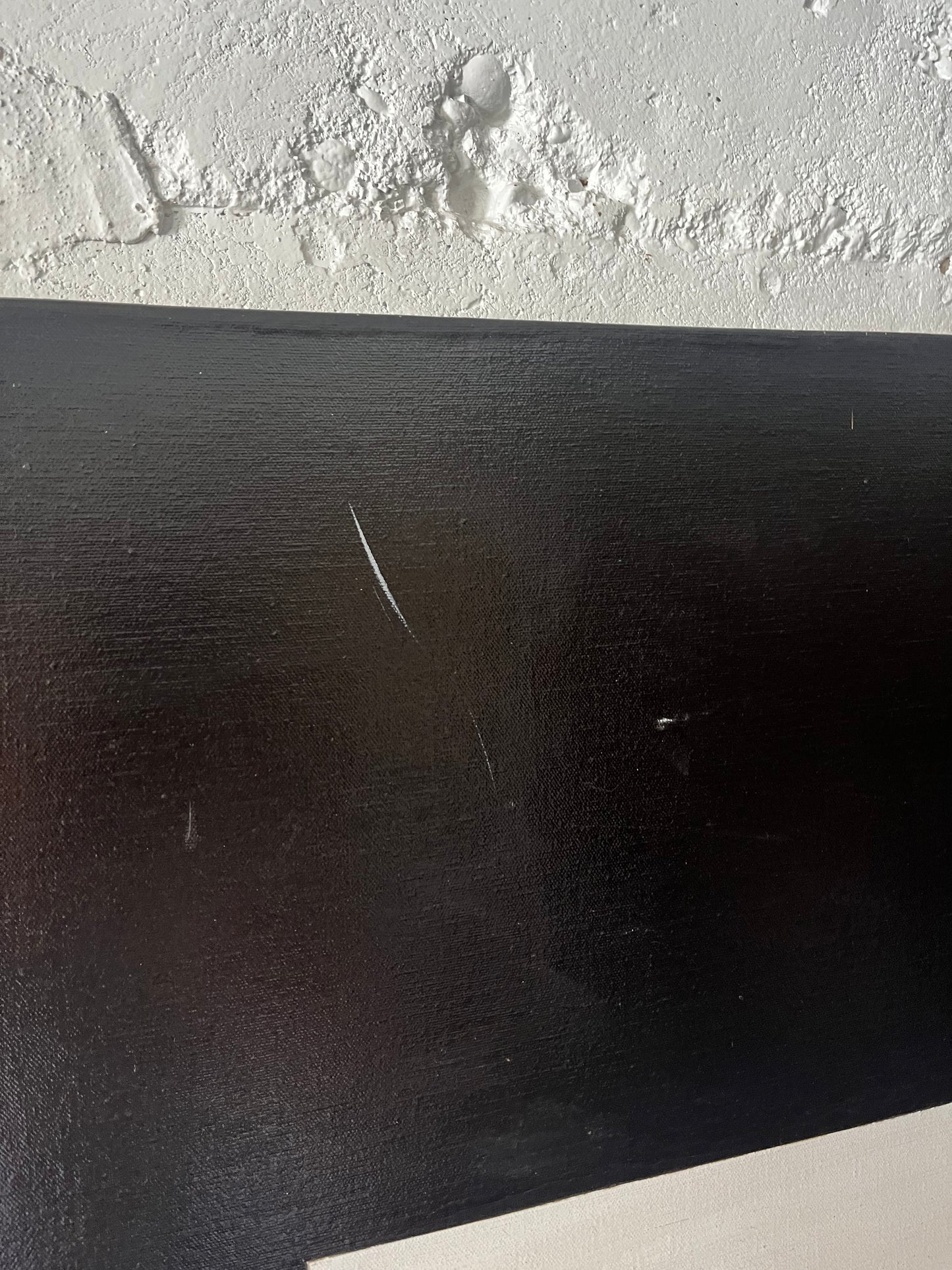 Black White Red Hard Edge Painting, 1976 (NYC Only)