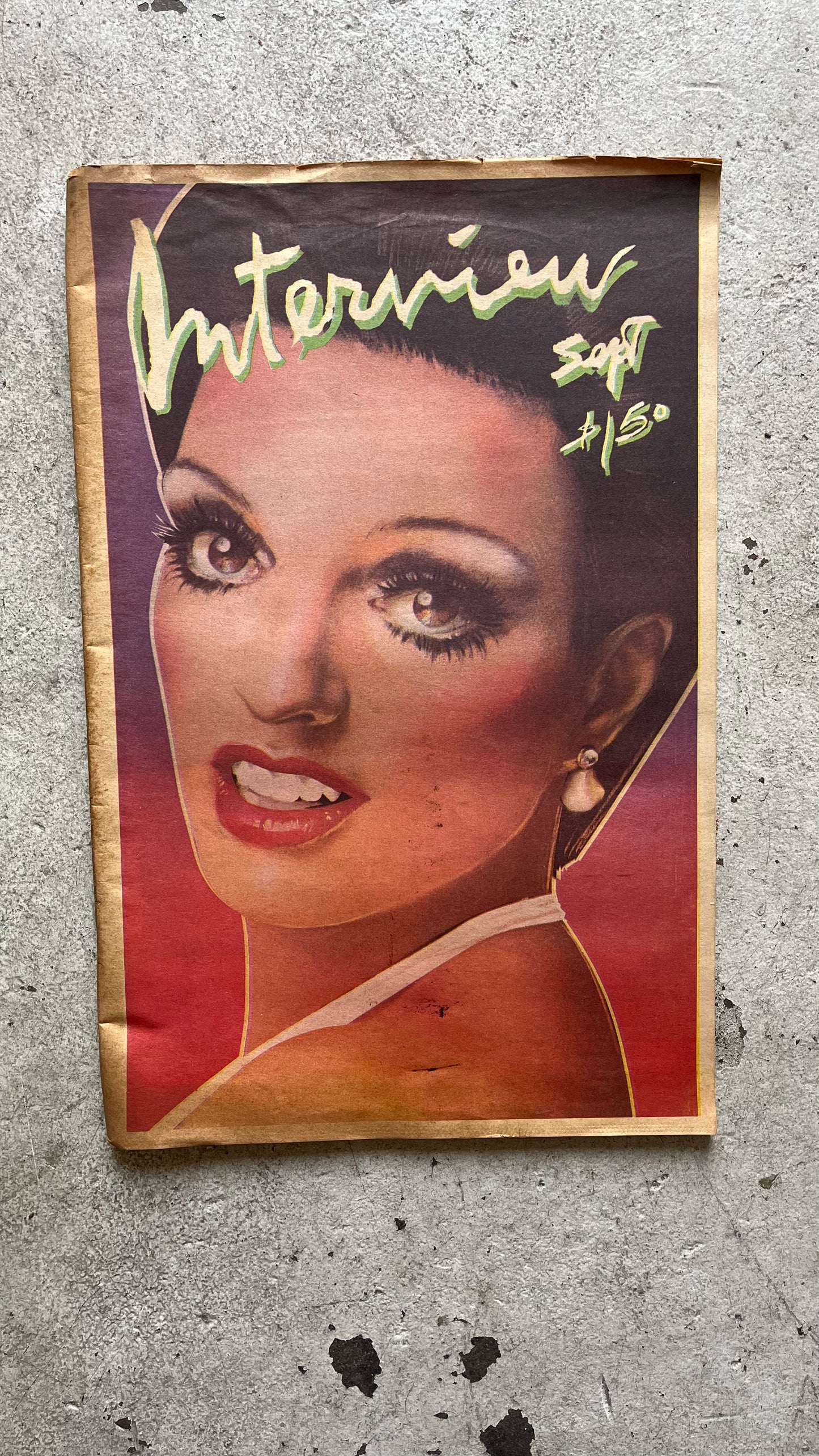Interview Magazine, Liza Minnelli Cover, 1979