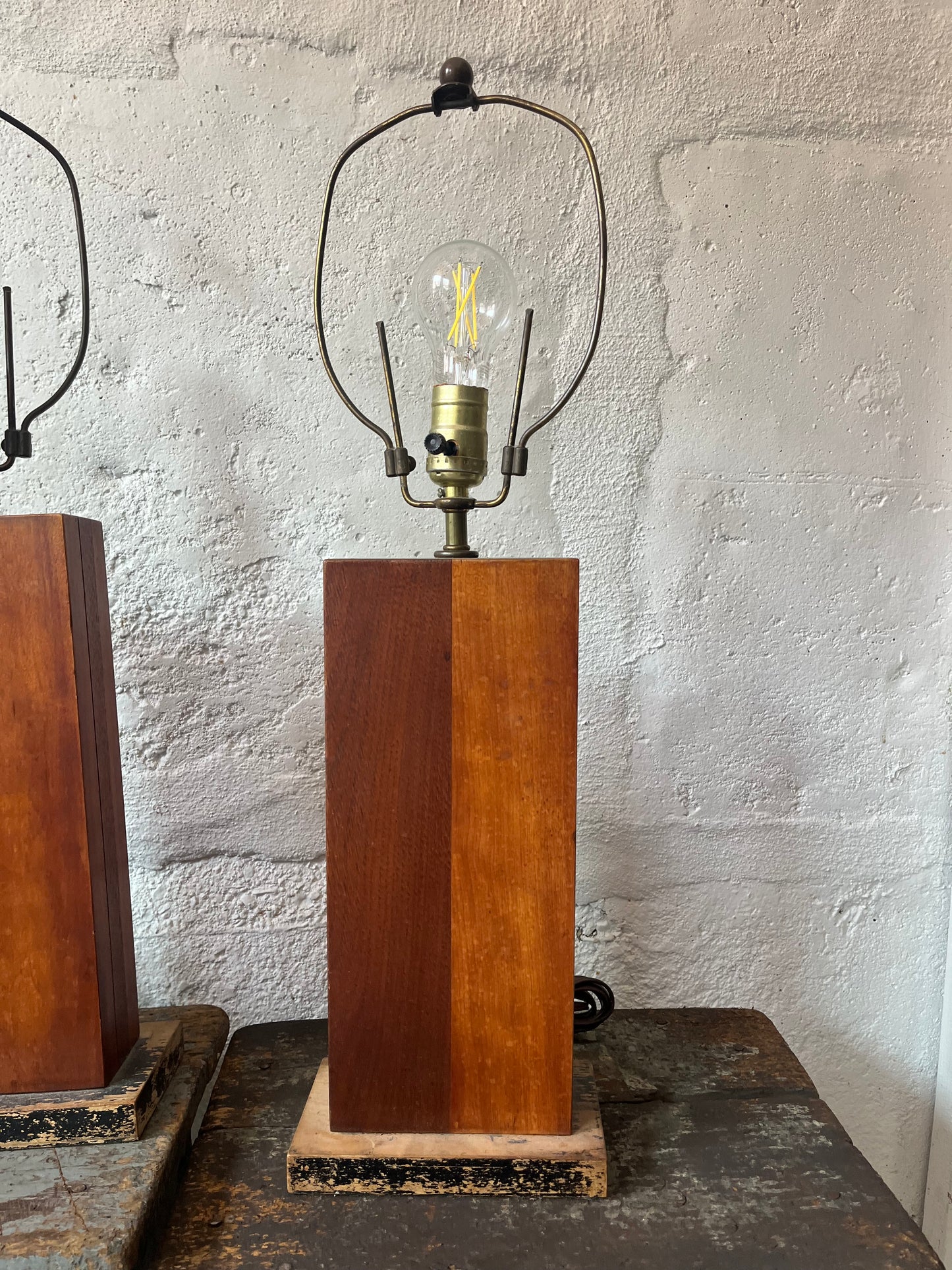 Walnut Lamps, 1960s