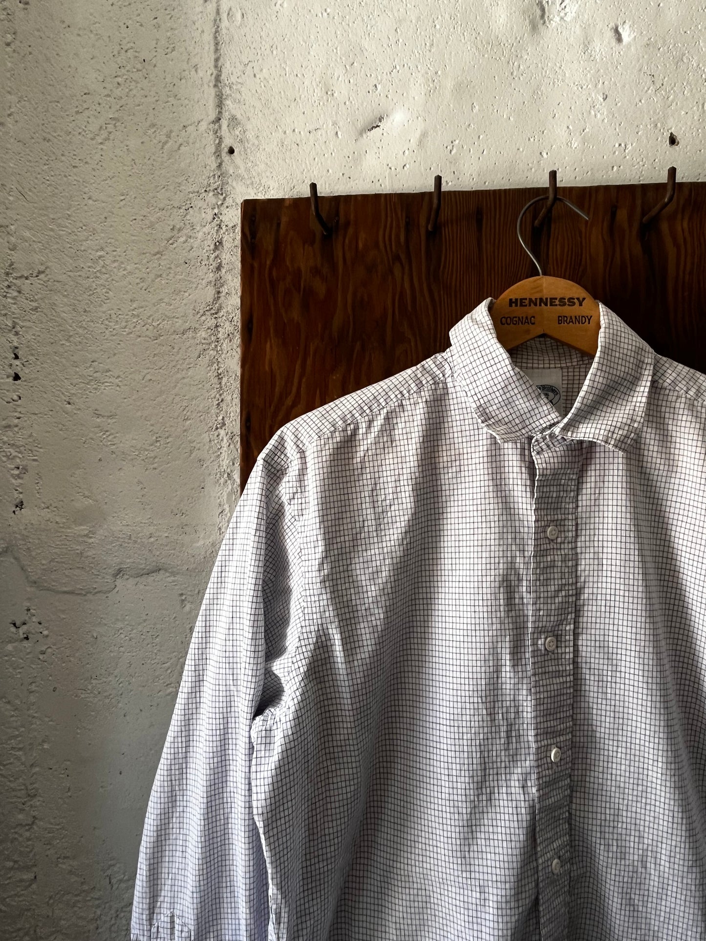 Brooks Brothers Windowpane, Sz M/L, 1990s