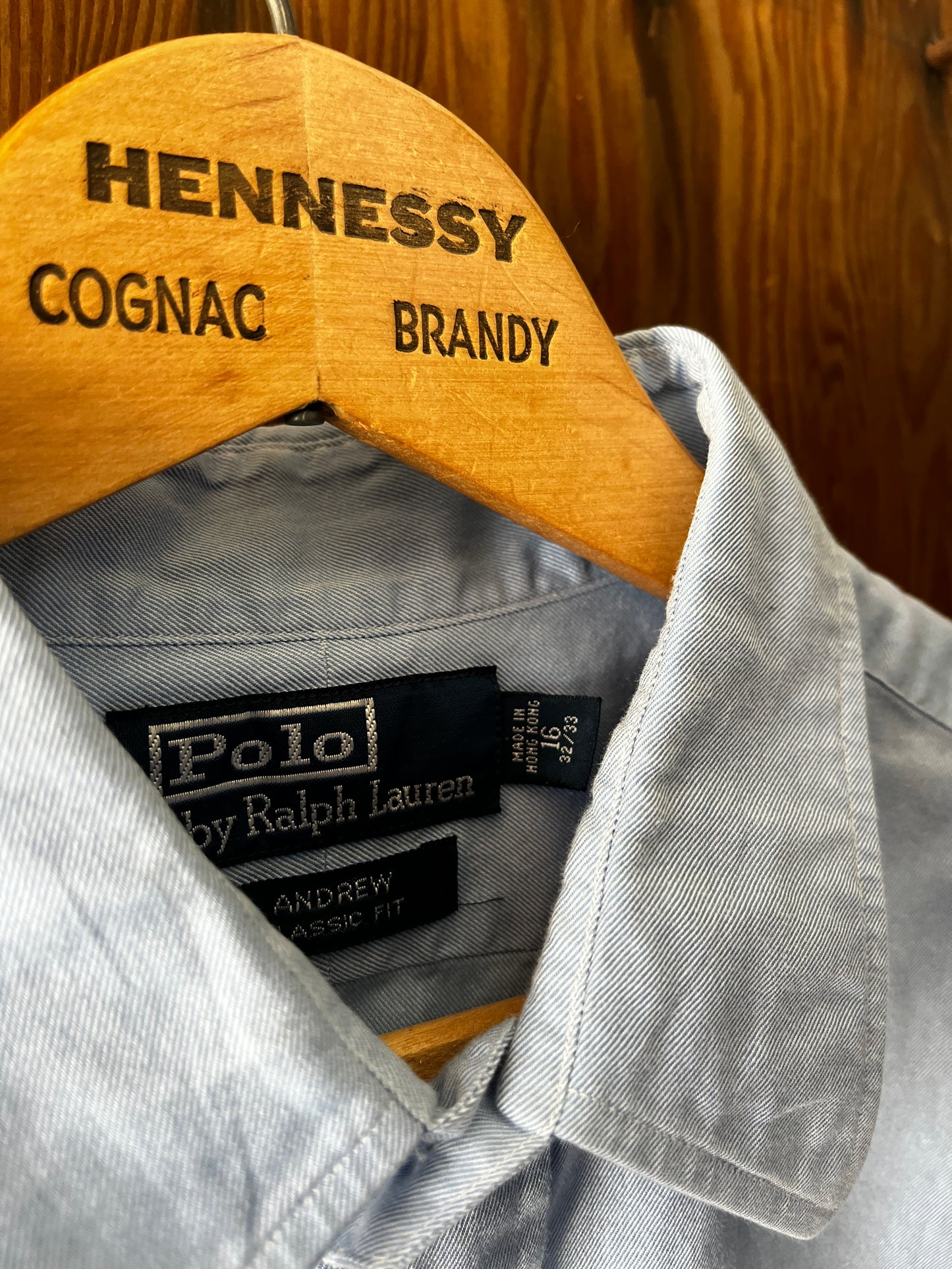 Polo Blue Twill, Sz L/XL, 1990s