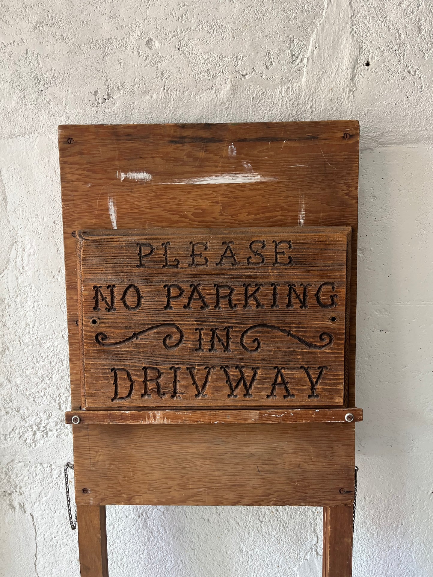 Please No Parking in DRIVway, 1950s