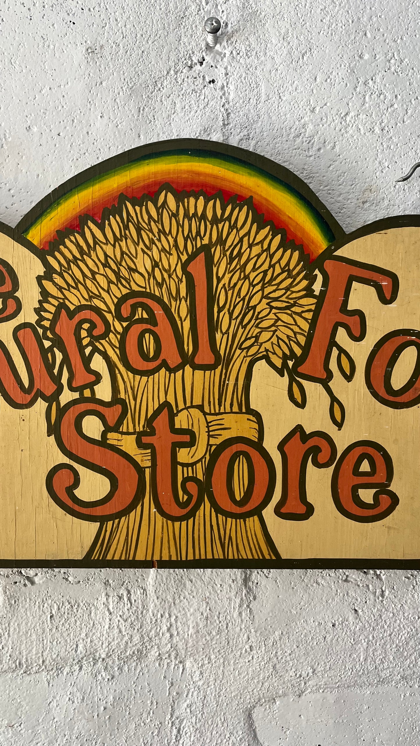 Natural Food Store Sign, 1970/80
