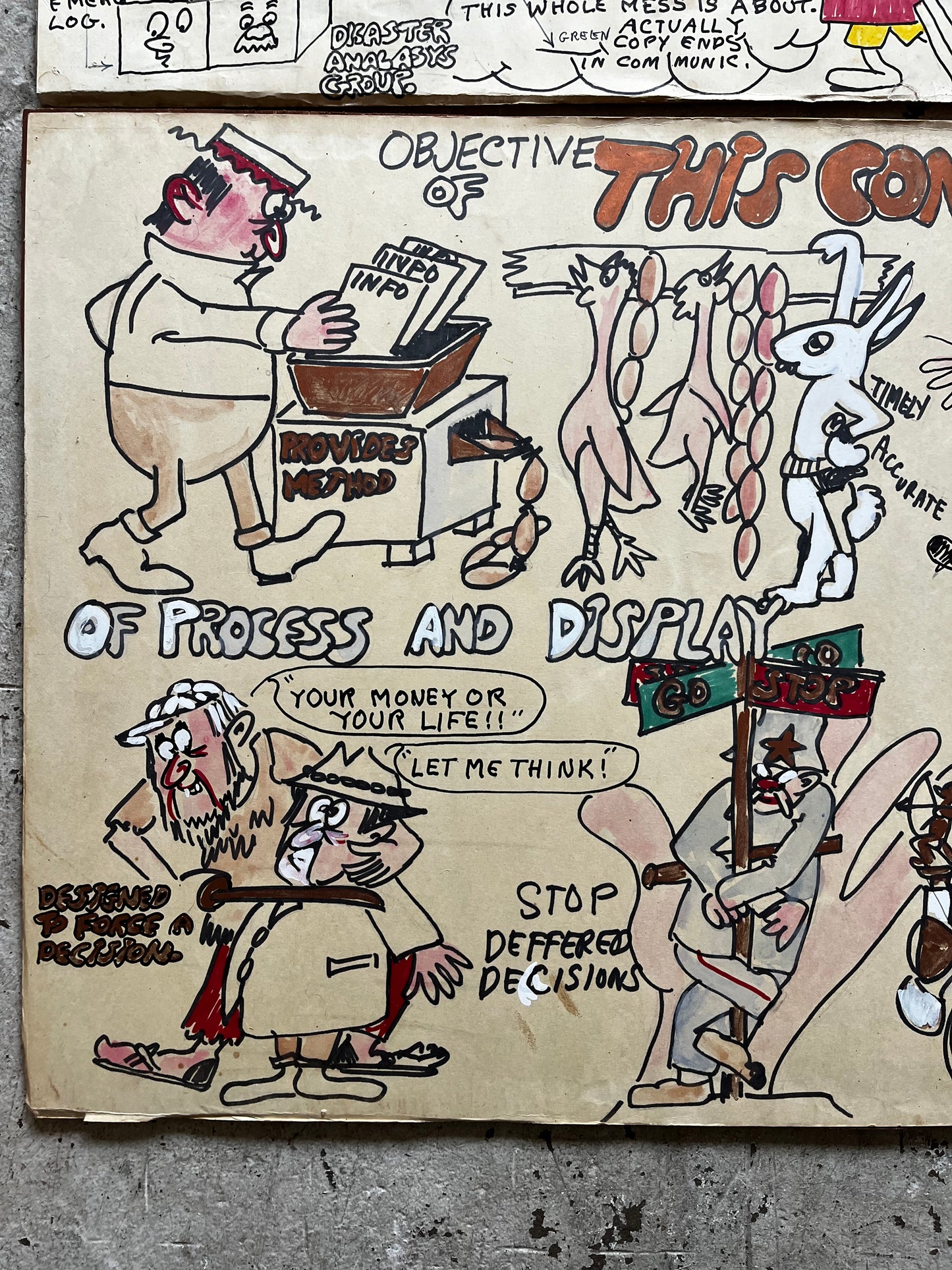 Cartoon Nuclear and Natural Disaster Report, 1970/80