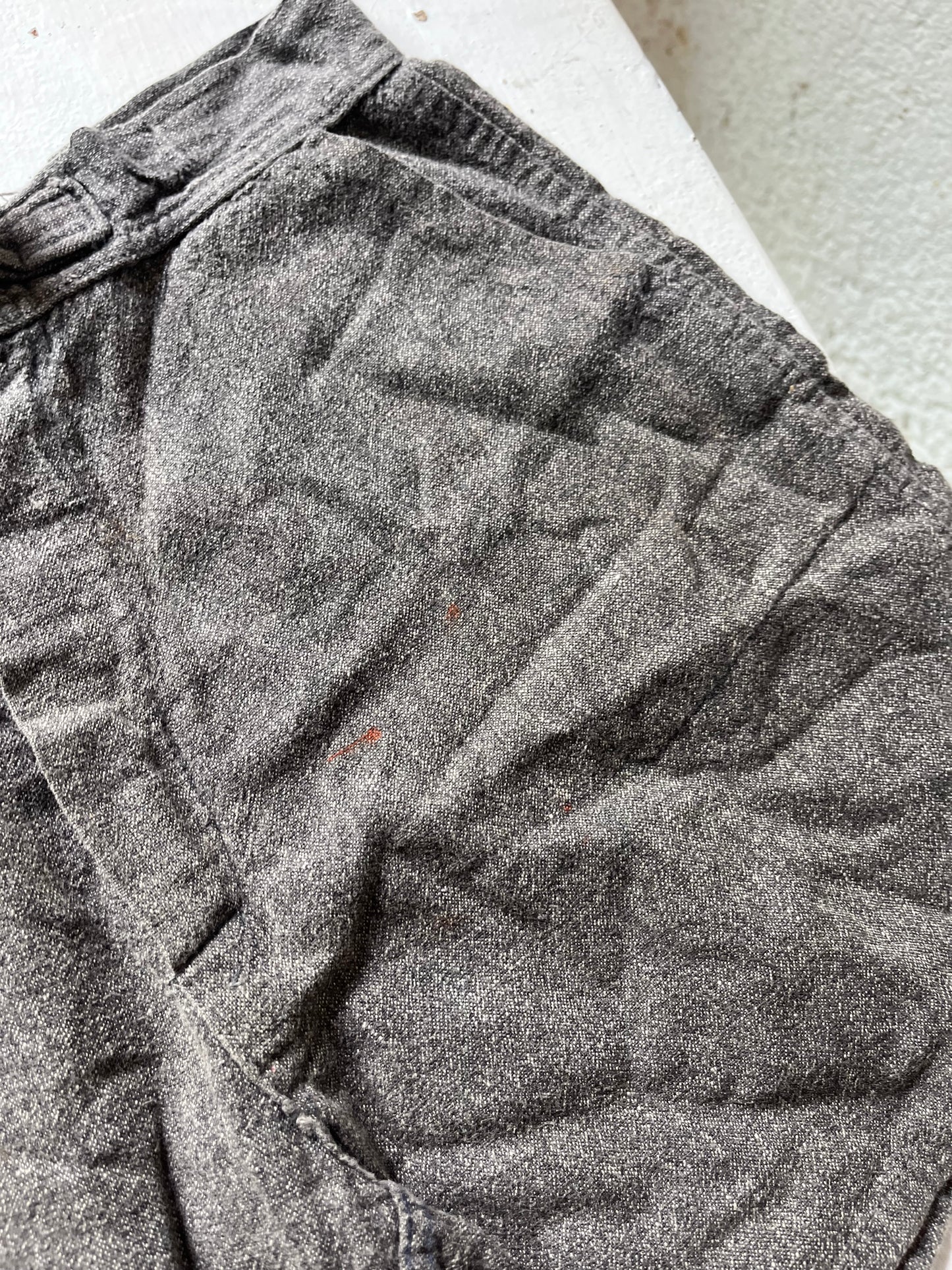 Salt and Pepper Gym Shorts (3), 24" W, 1930s