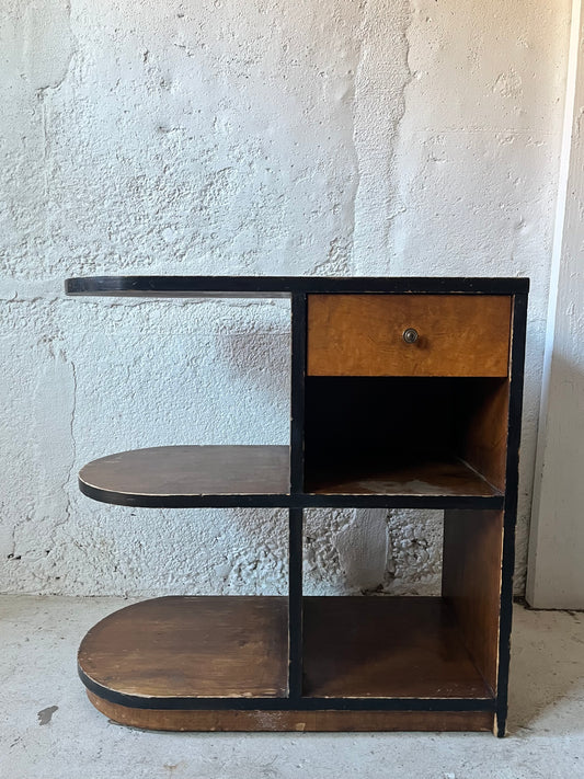 Paul Frankl-ish shelf, 1940s (NYC Delivery Only, No Shipping)