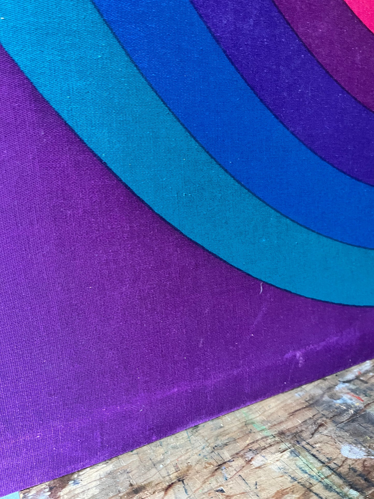 Printed Fabric by Verner Panton for Mira-X, 1970s (NYC Delivery Only)