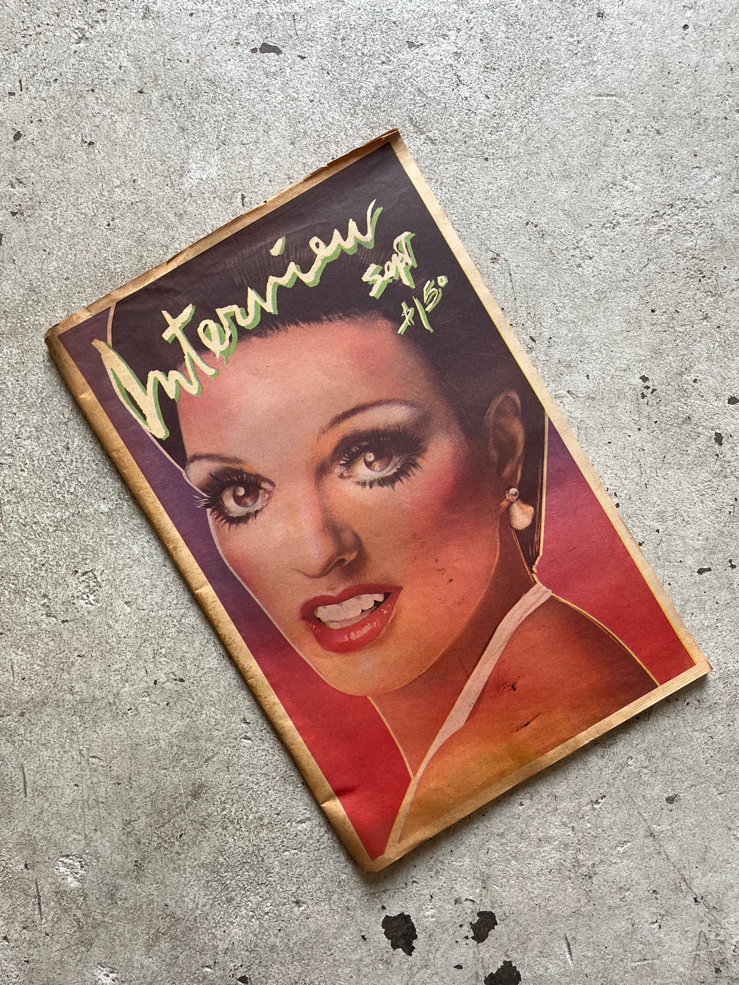 Interview Magazine, Liza Minnelli Cover, 1979
