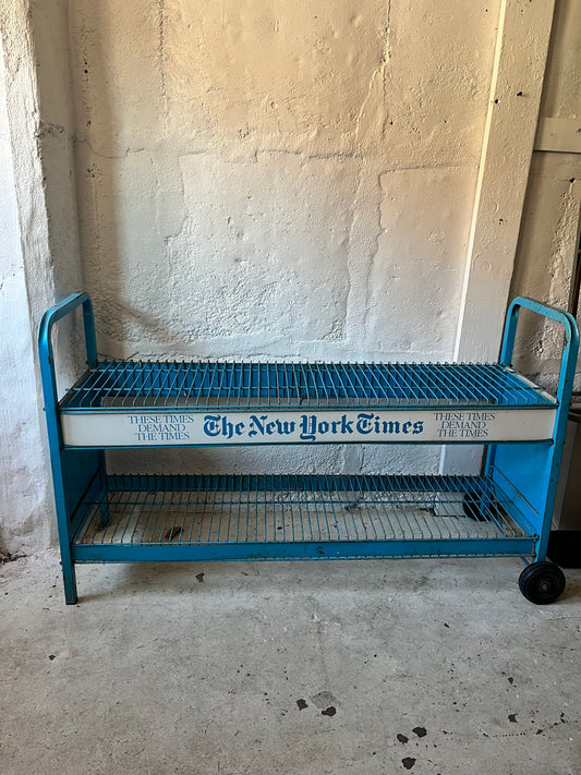 New York Times Bench, 1960s (NYC Delivery Only, No Shipping)