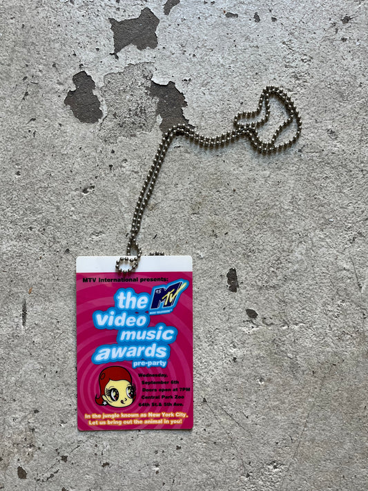 MTV VMA Party Badge, 1995