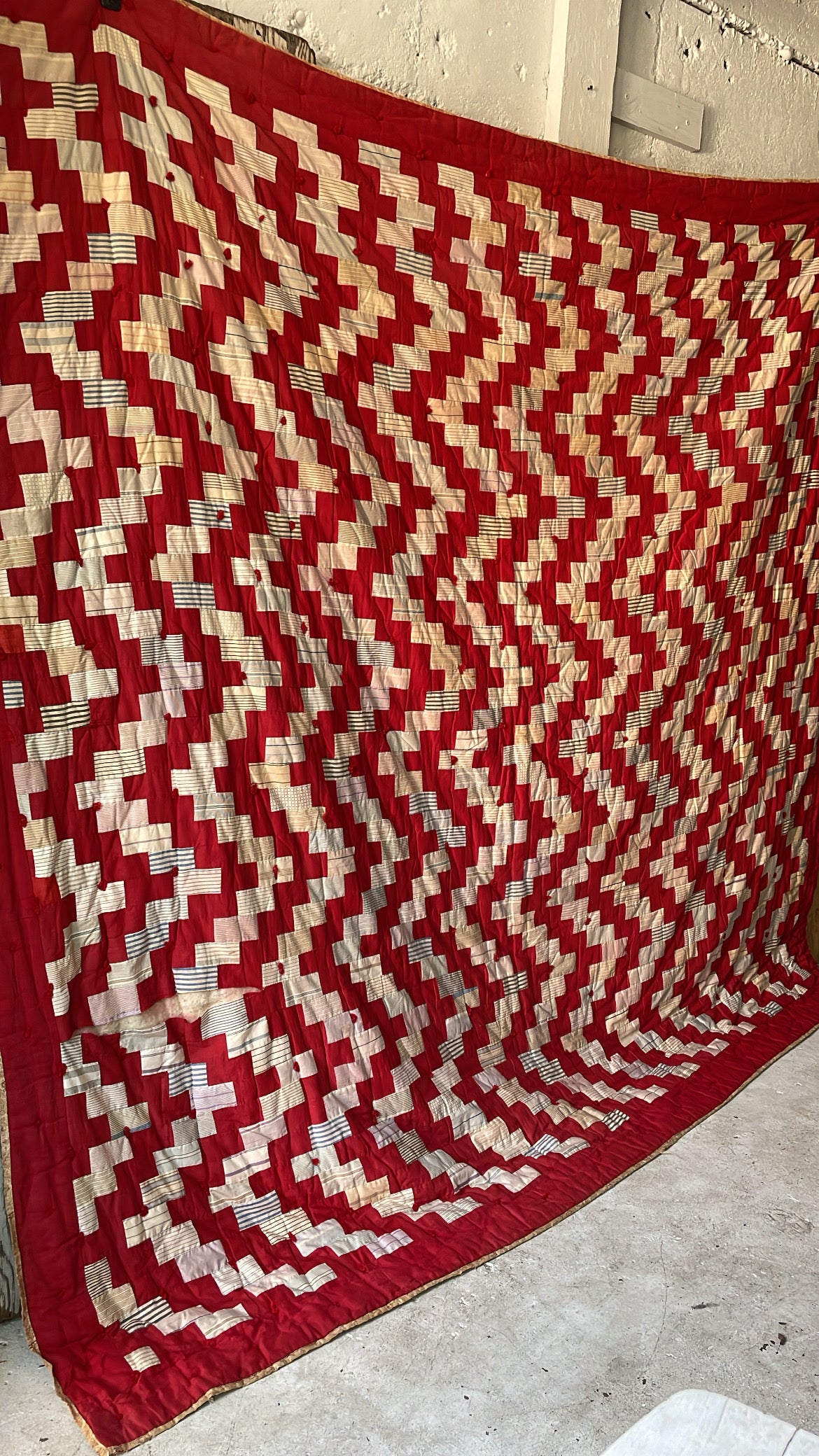 Zig Zag Quilt, Early c20th