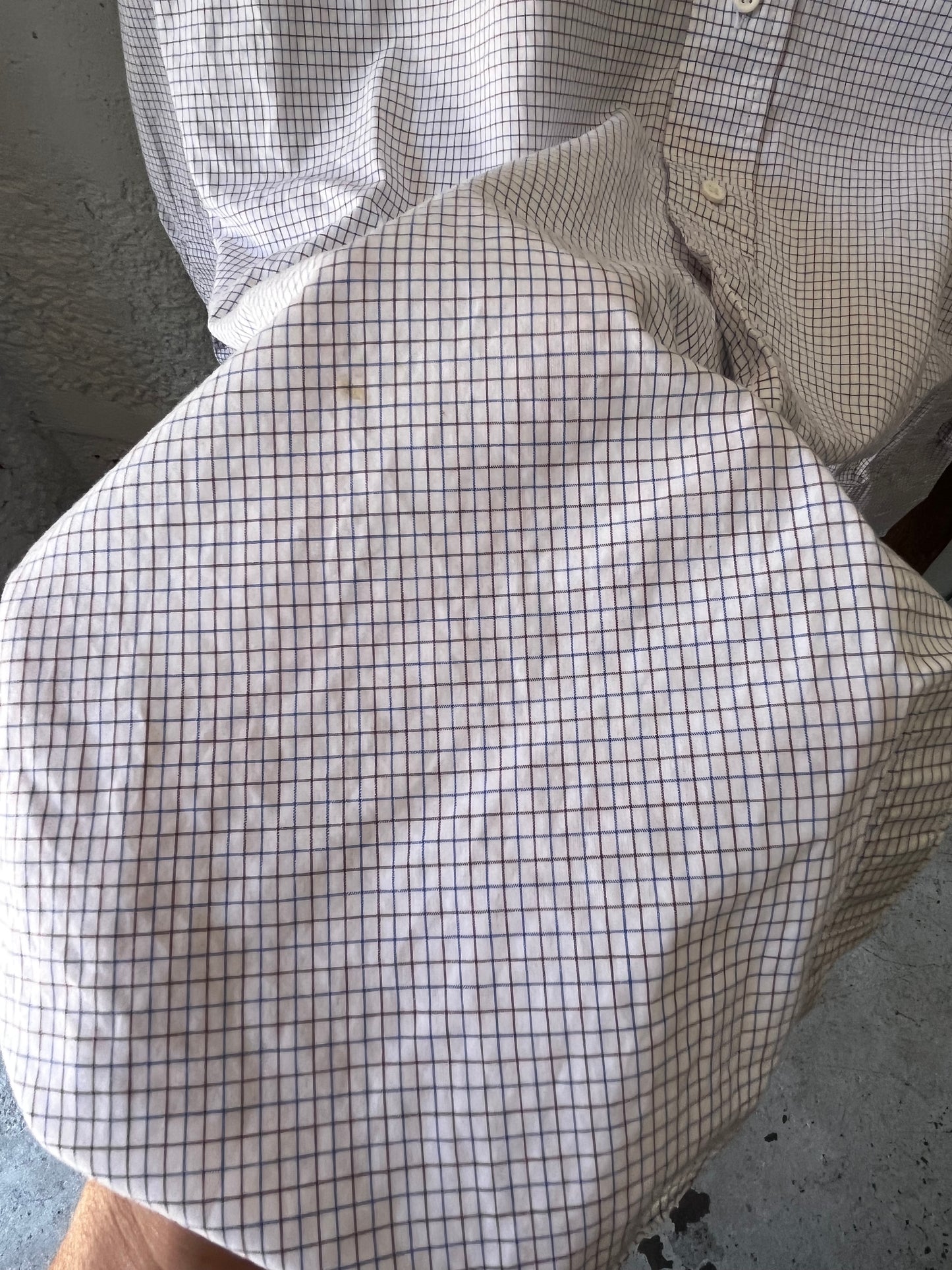 Brooks Brothers Windowpane, Sz M/L, 1990s