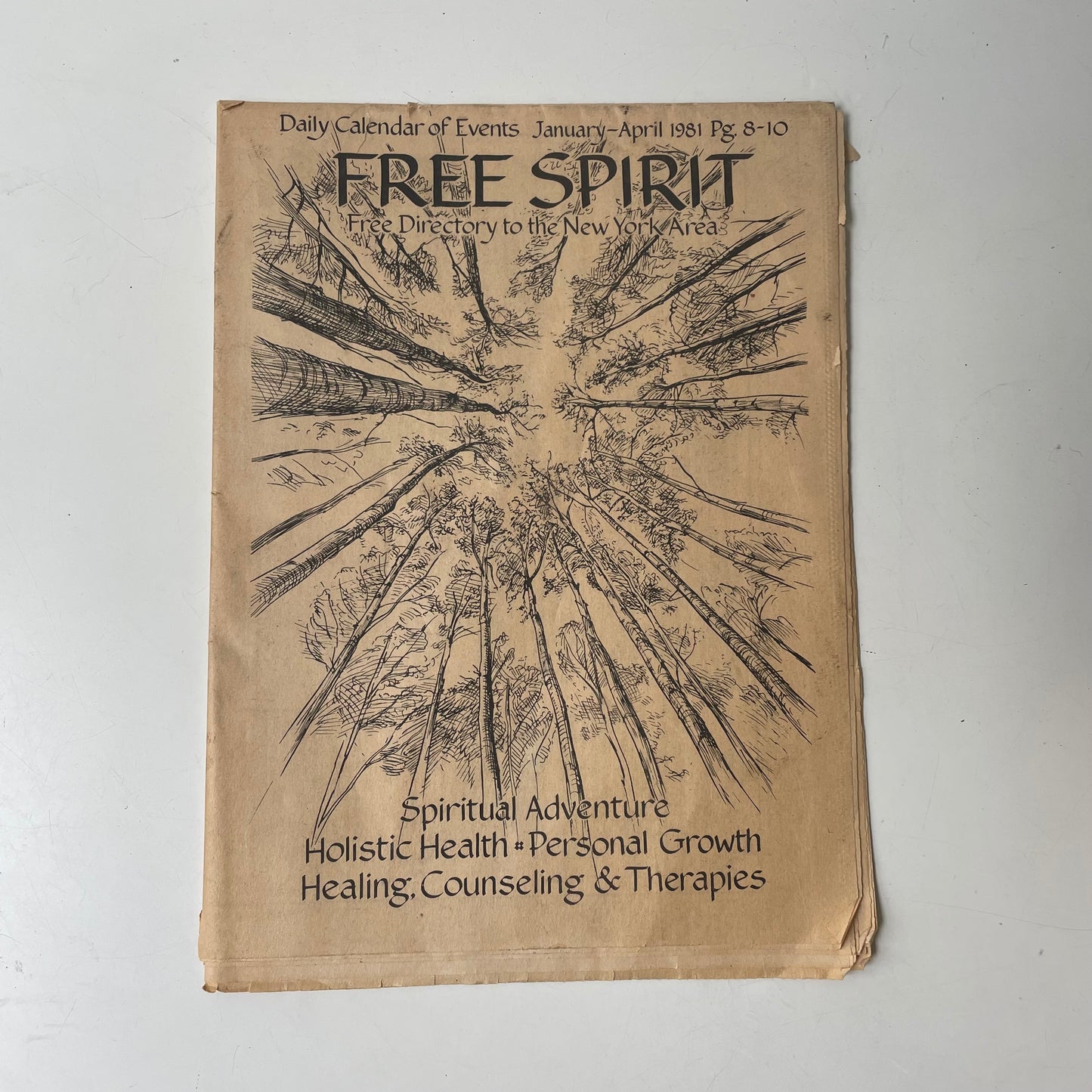 Free Spirit, Directory to New Age Groups in New York; 1981