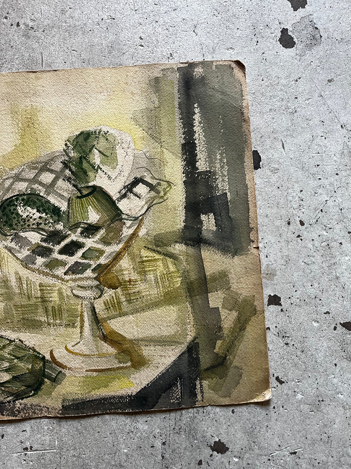 Still Life With Artichokes and Pear, 1950s