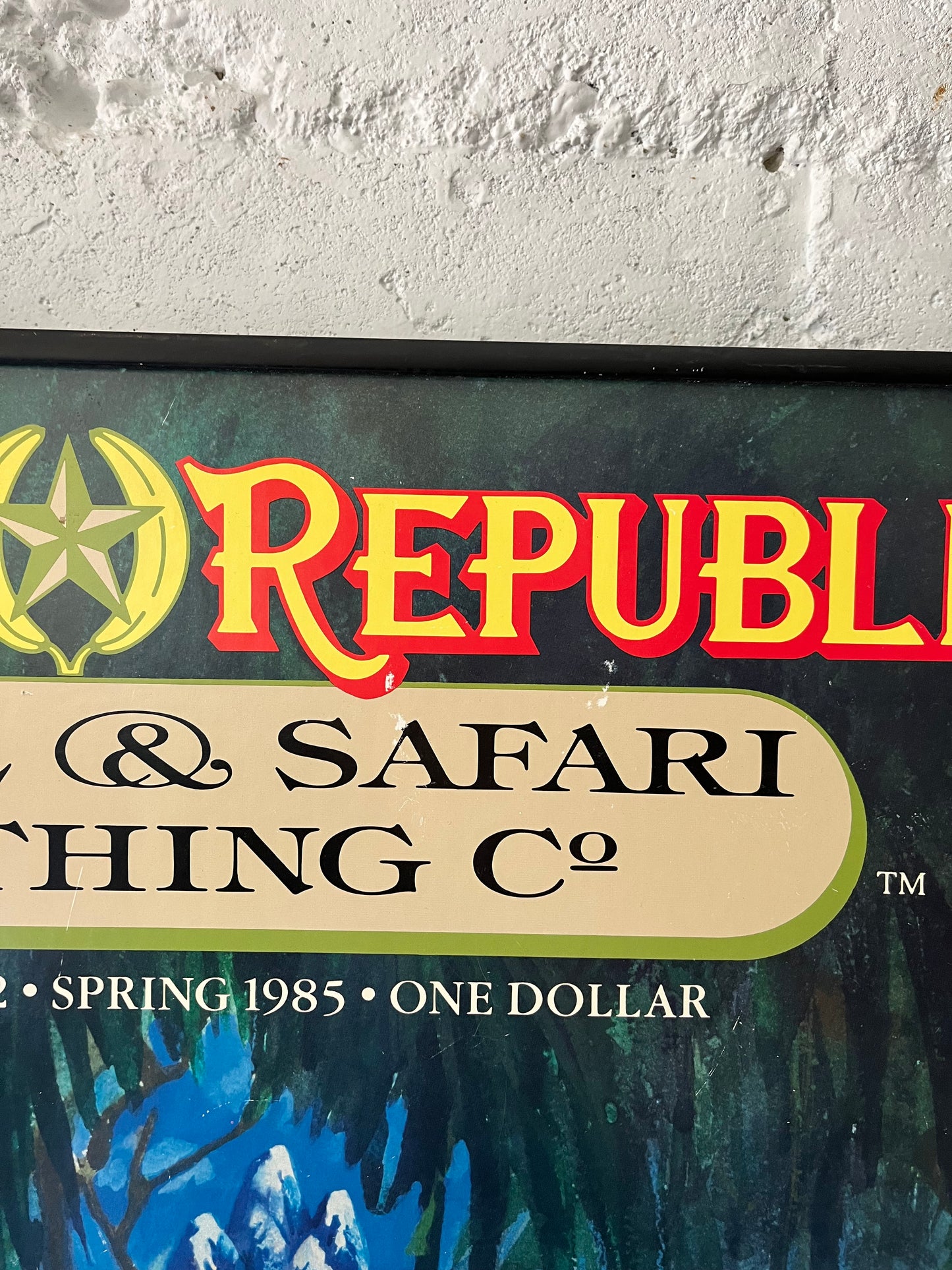 Banana Republic Poster, 1985 (NYC Pickup/Delivery Only)