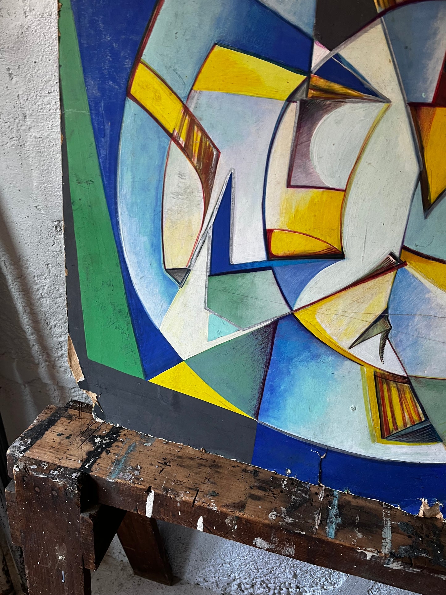 Abstract on Cardboard #2, 1970s (NYC Only)