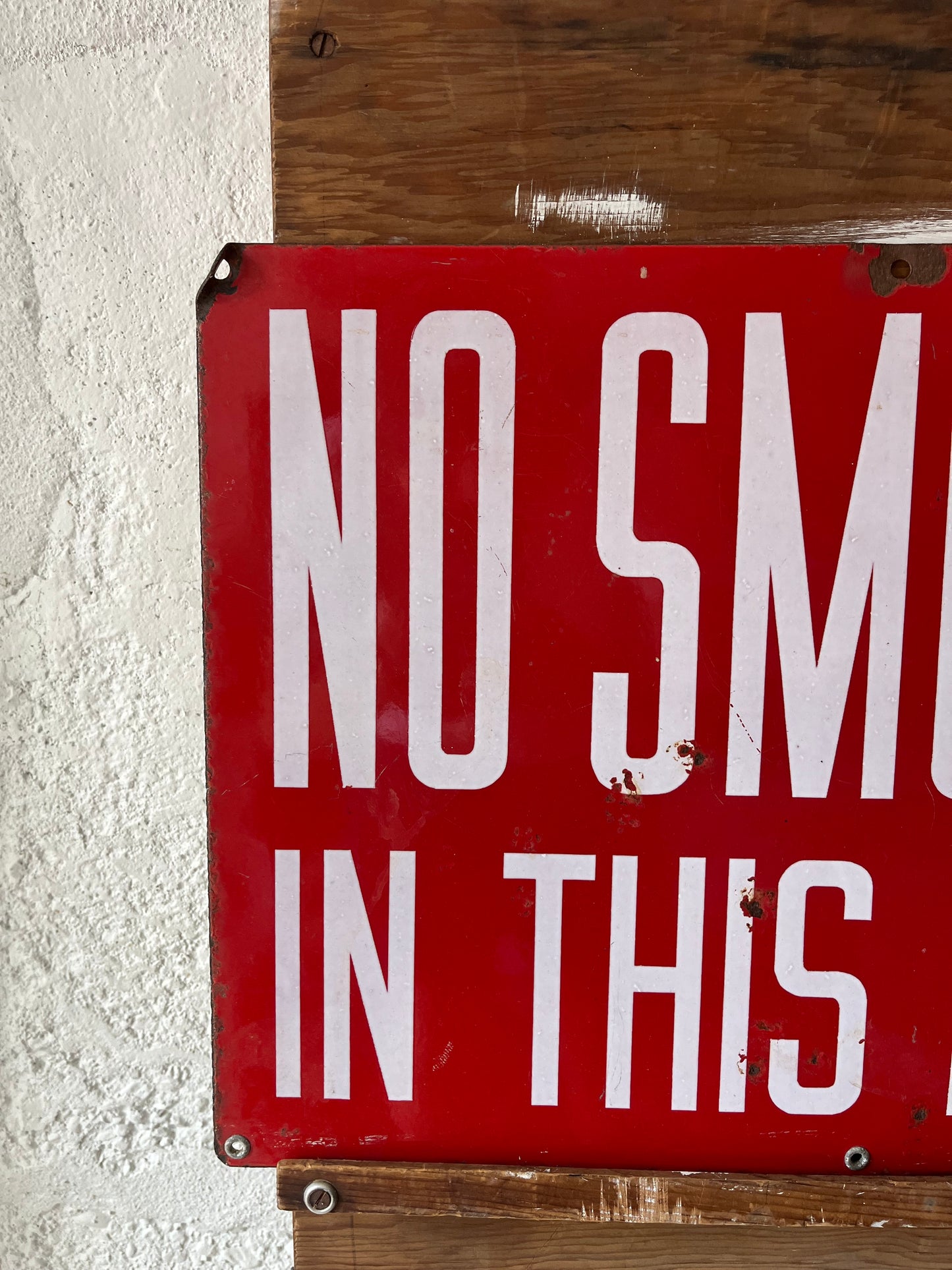 No Smoking Sign, 1940s