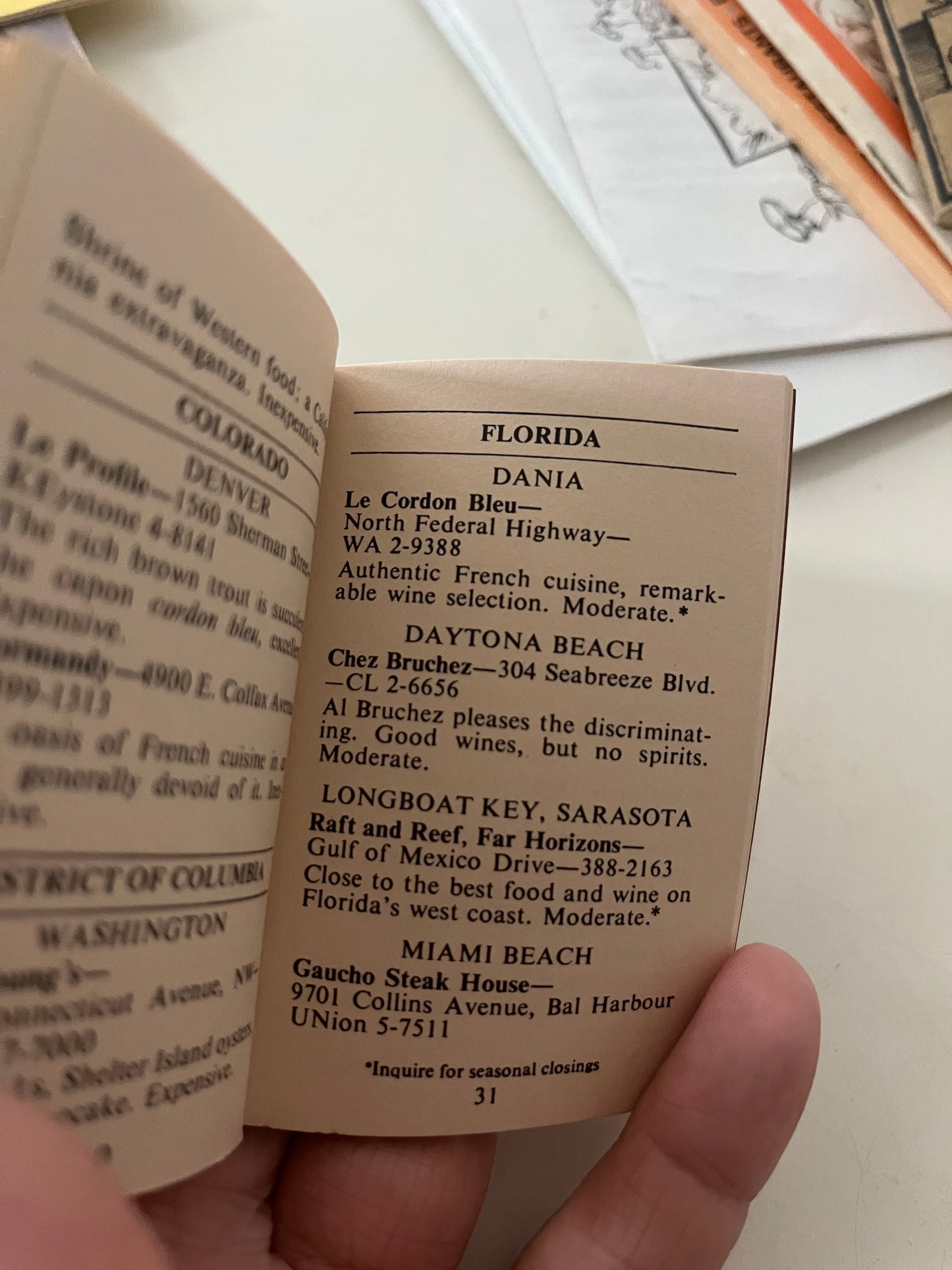 Restaurant Guides by Silas Spitzer, 1959 + 1964