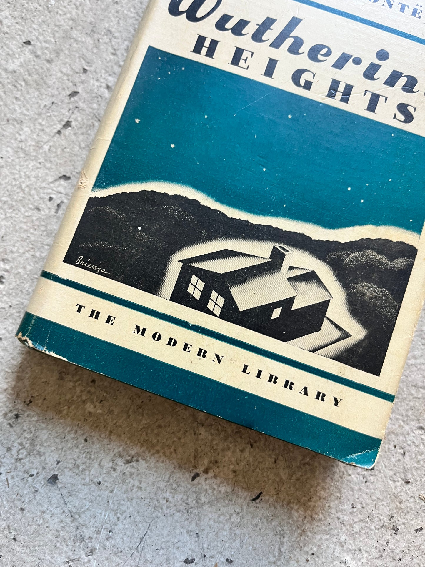 Wuthering Heights, Emily Brontë, Modern Library Ed. (1939)