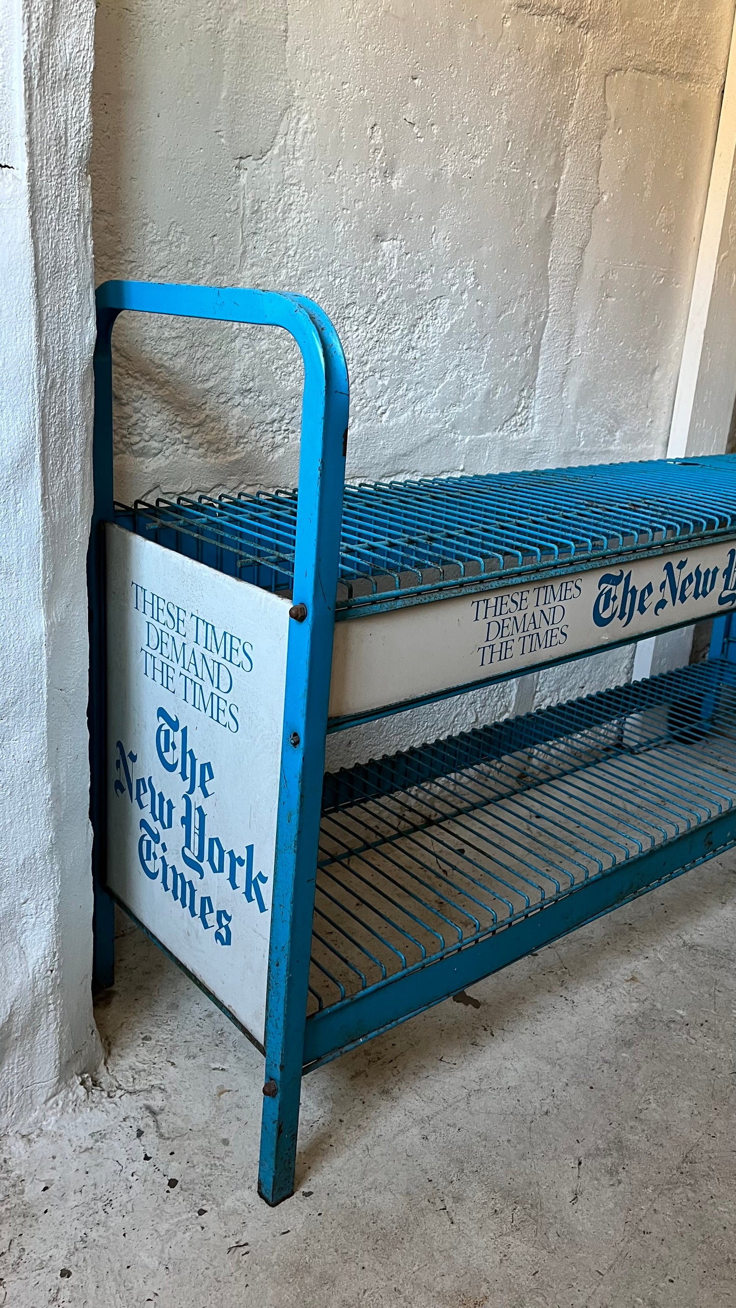 New York Times Bench, 1960s (NYC Delivery Only, No Shipping)