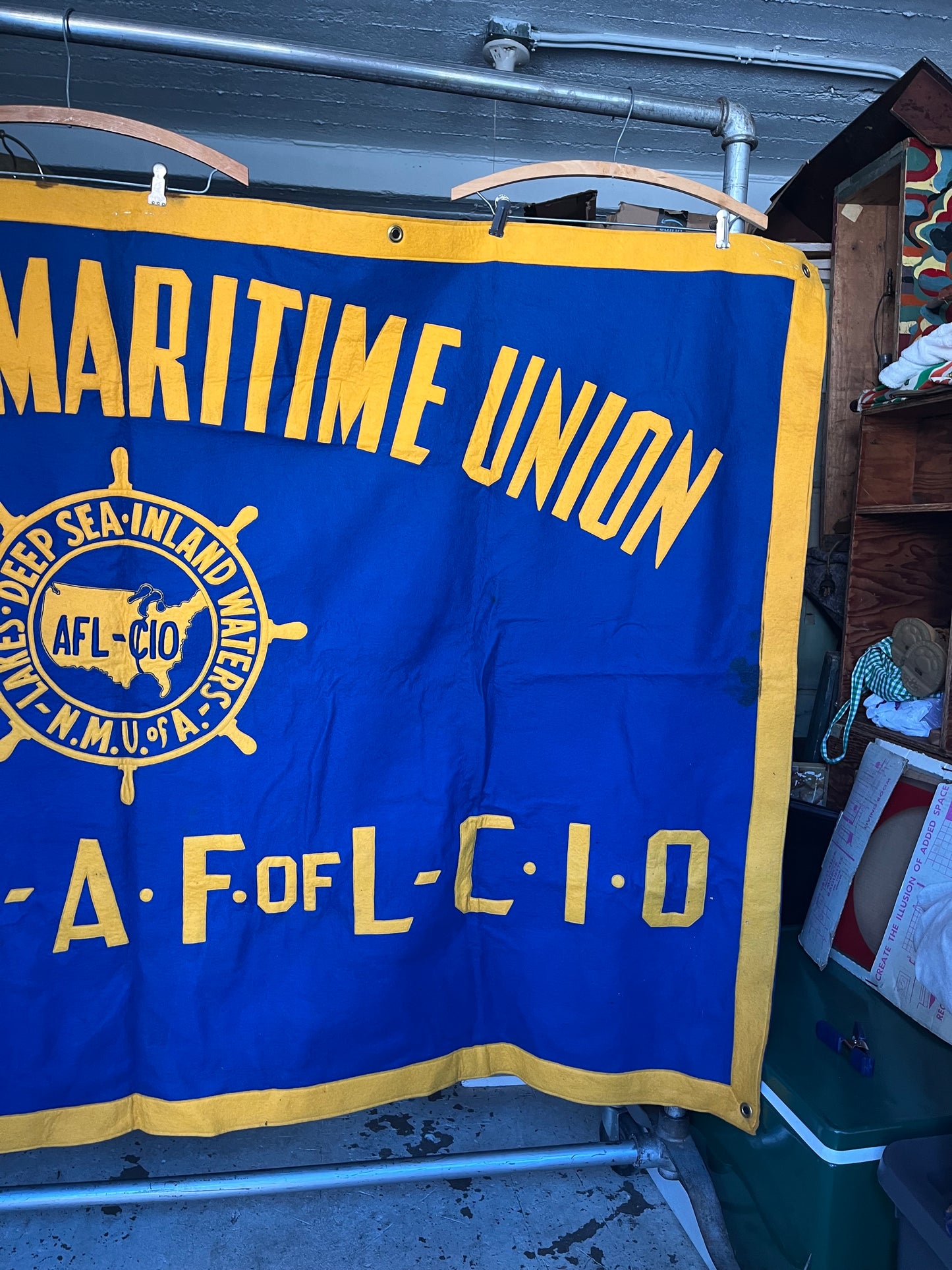 National Maritime Union Banner, 1950