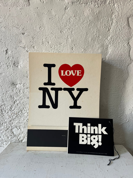 Think Big! Matchbook, 1980s