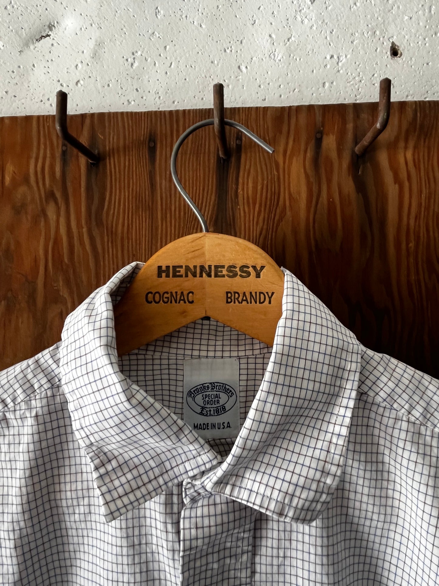 Brooks Brothers Windowpane, Sz M/L, 1990s