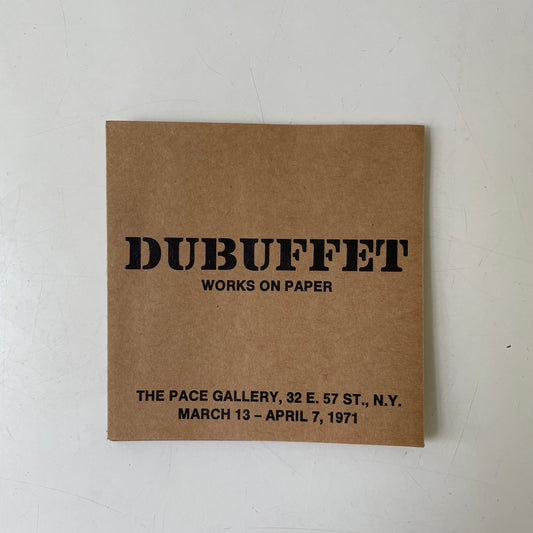 Dubuffet at Pace Exhibit Catalog, 1971