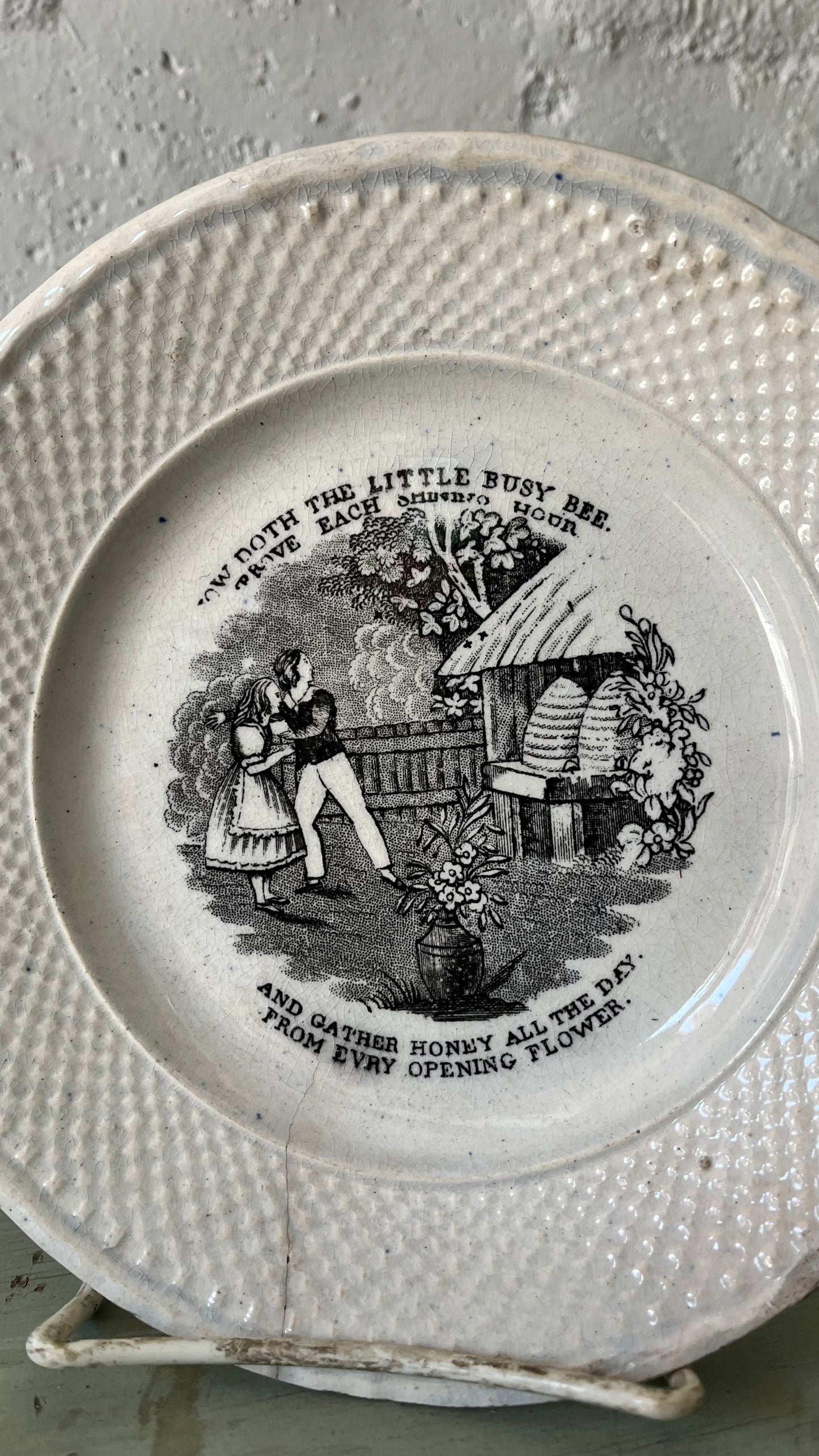 How Doth the Busy Bee Plate, and 1870-90