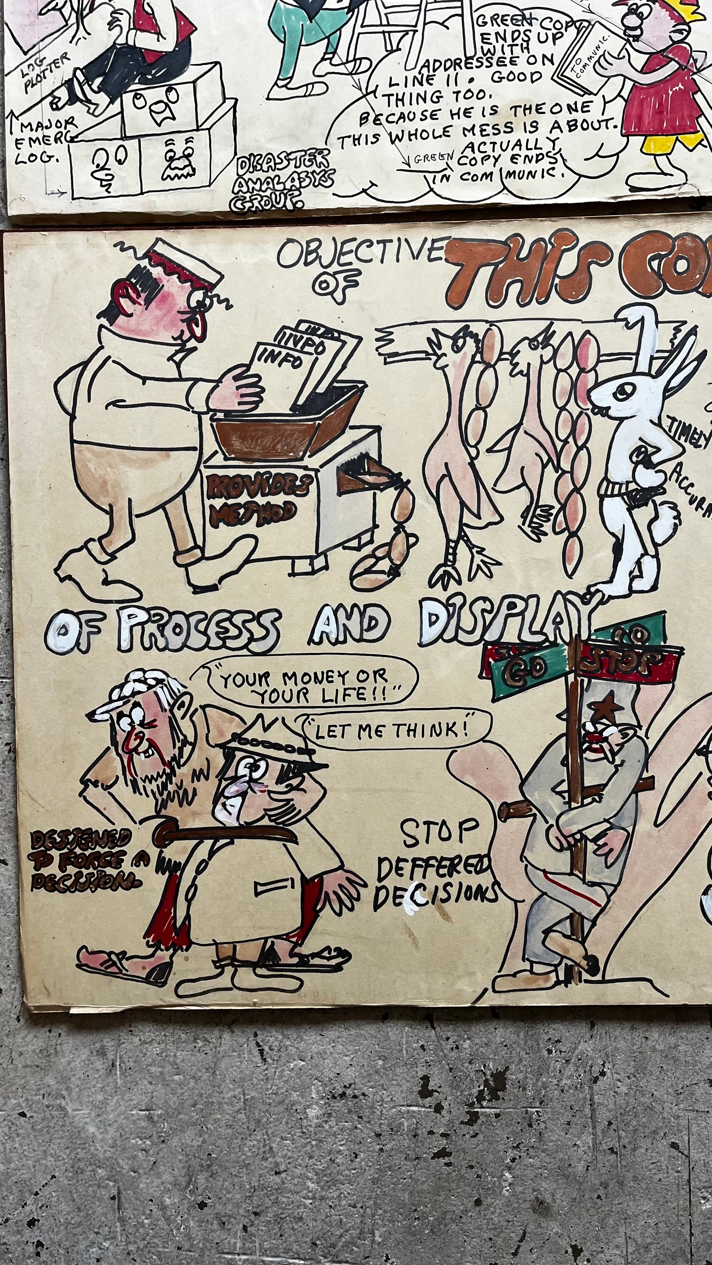 Cartoon Nuclear and Natural Disaster Report, 1970/80