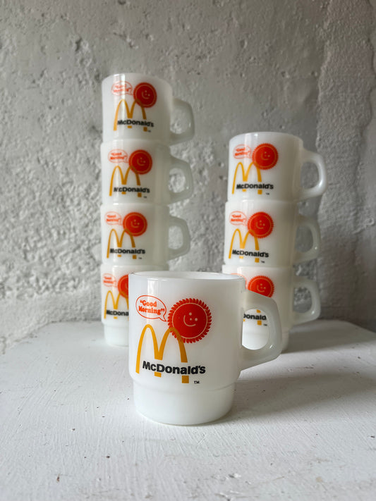 Deadstock McDonald’s Fire King Mugs, 1960s
