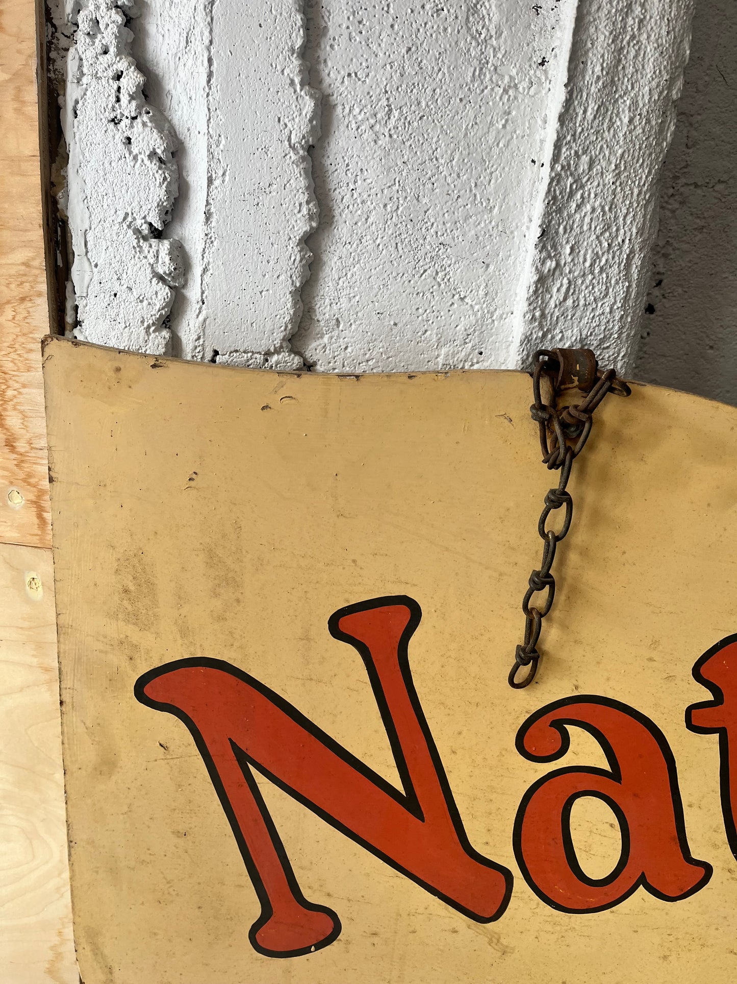 Large Natural Foods Store Sign, 1970s