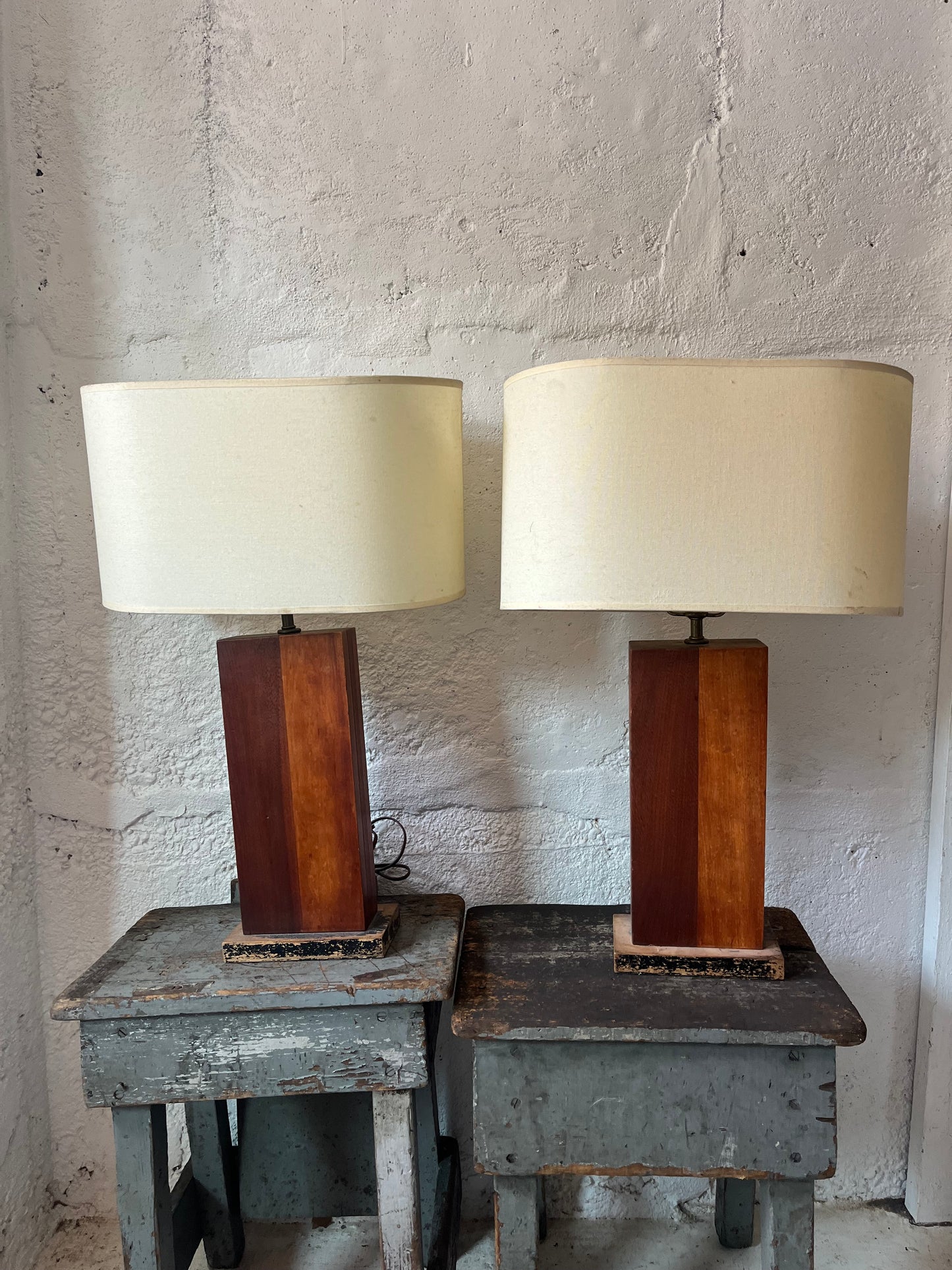 Walnut Lamps, 1960s