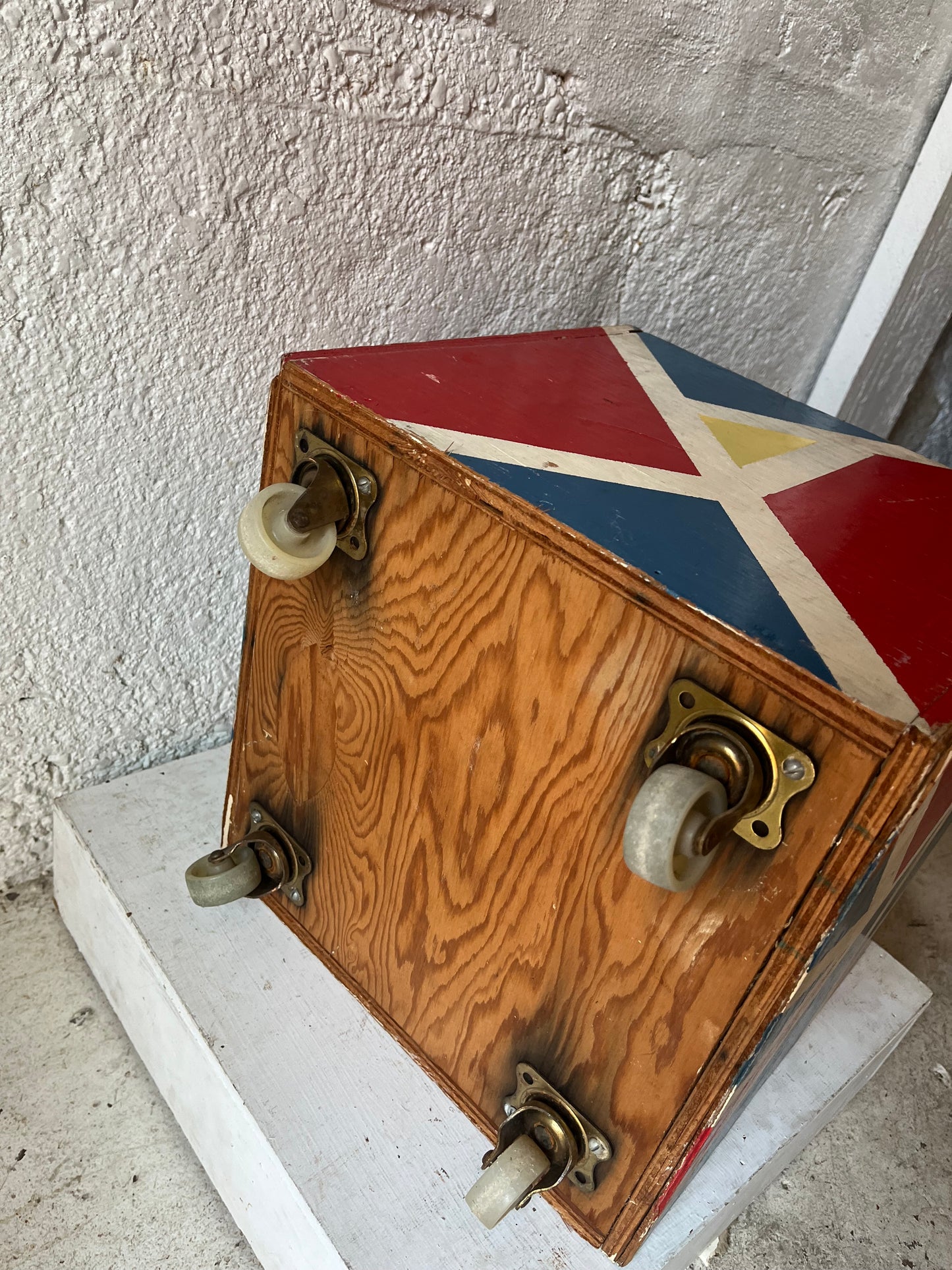 Painted Plywood Cubes, 1950s