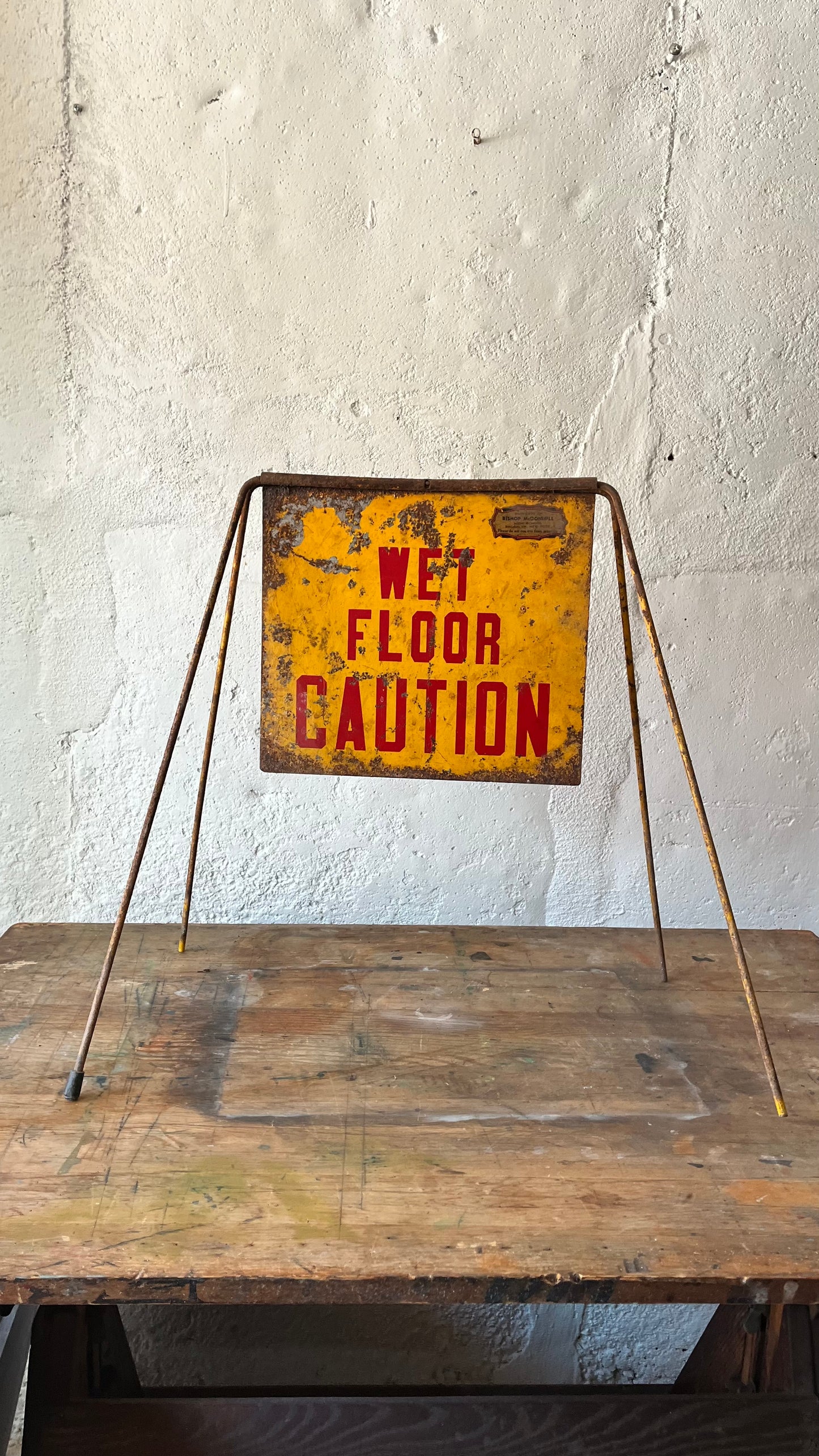 Caution Sign from a Brooklyn High School, 1950s