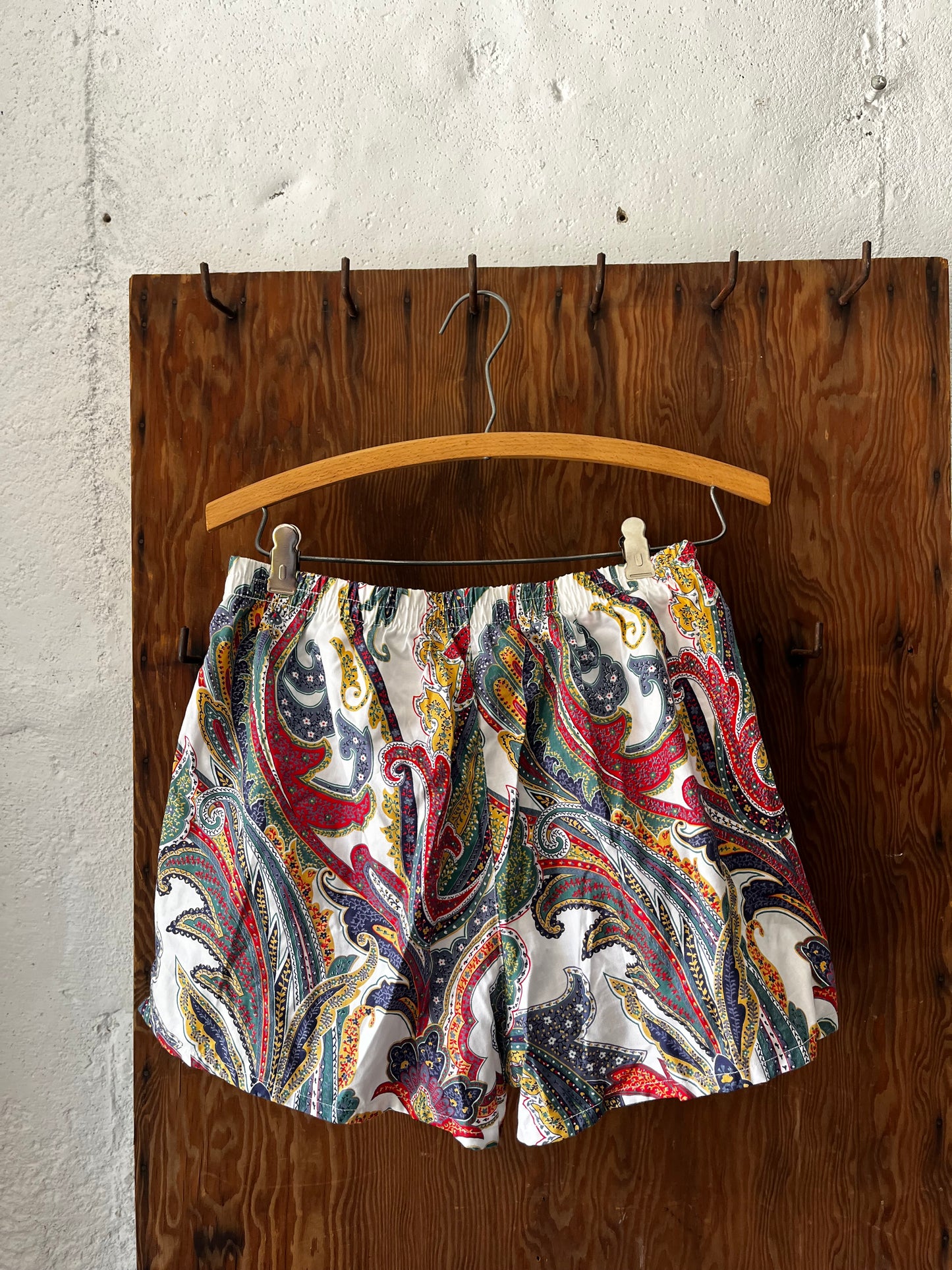 Paisley Swim Trunks, 28W , 1960s