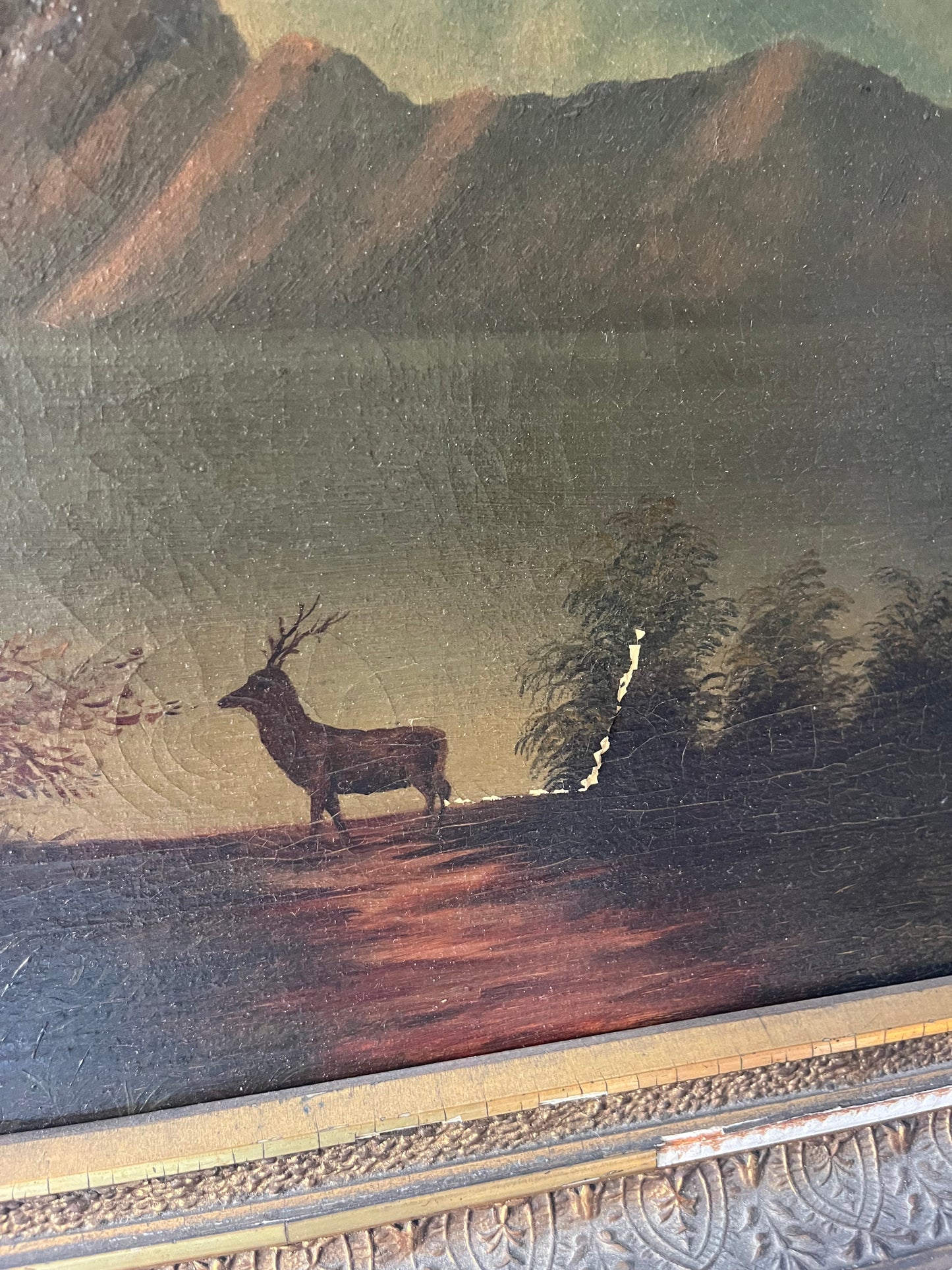 Deer in the Mountains, 1880s