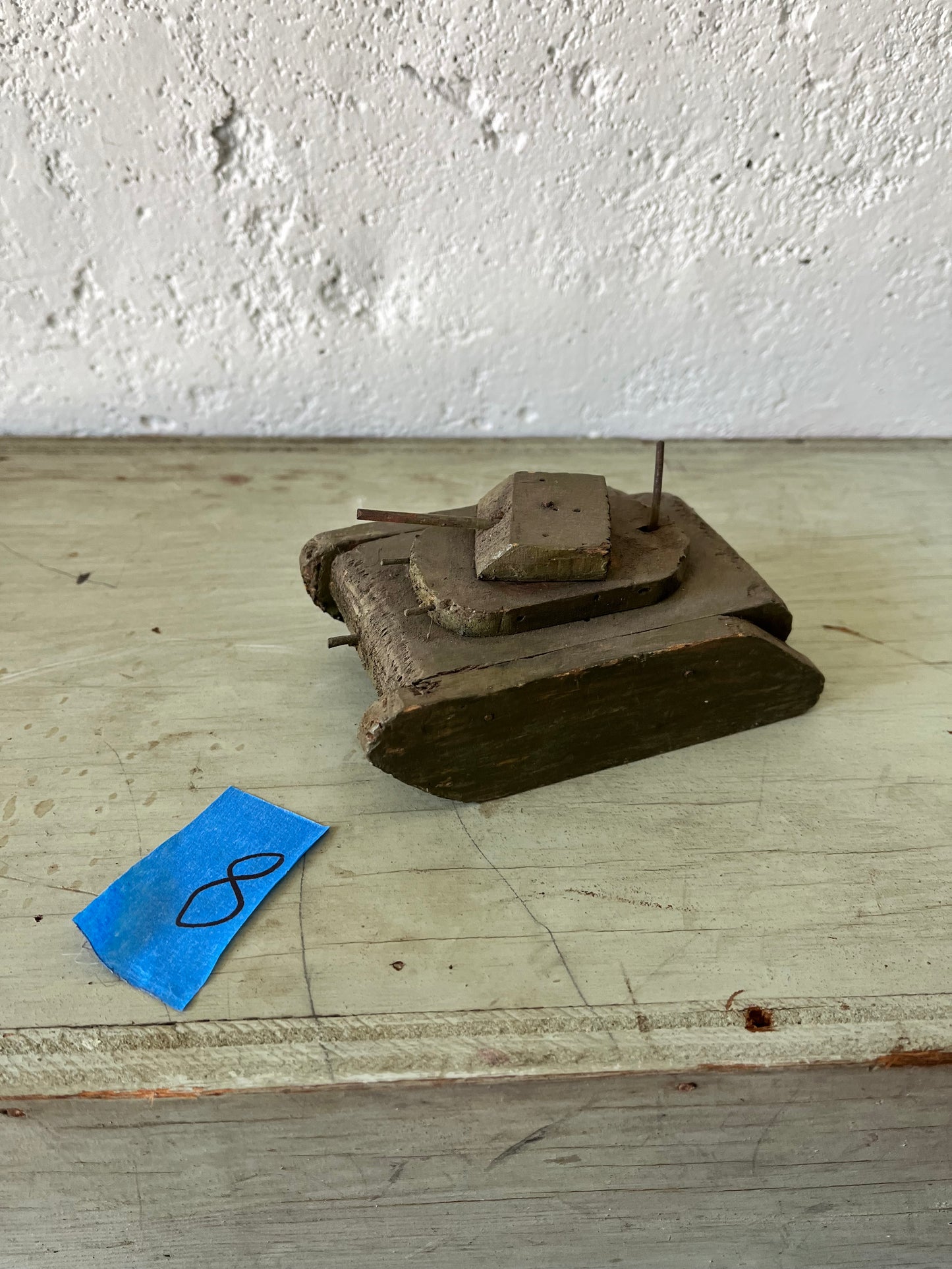 Homemade Tank Toys, 1940s