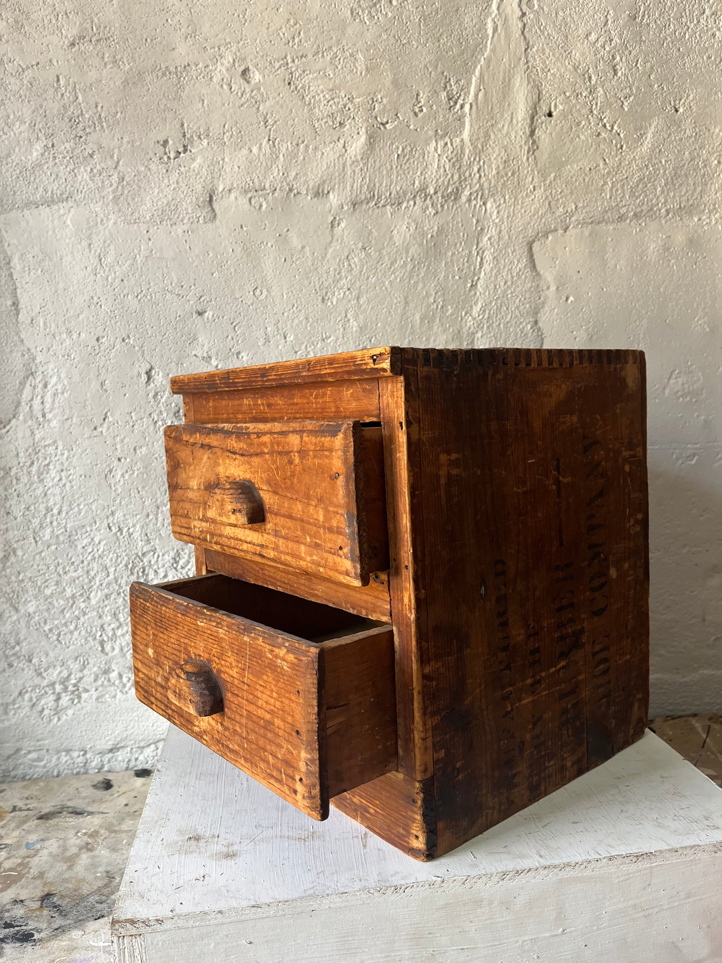 Drawers Made of Shoe Shipping Crate, 1930s