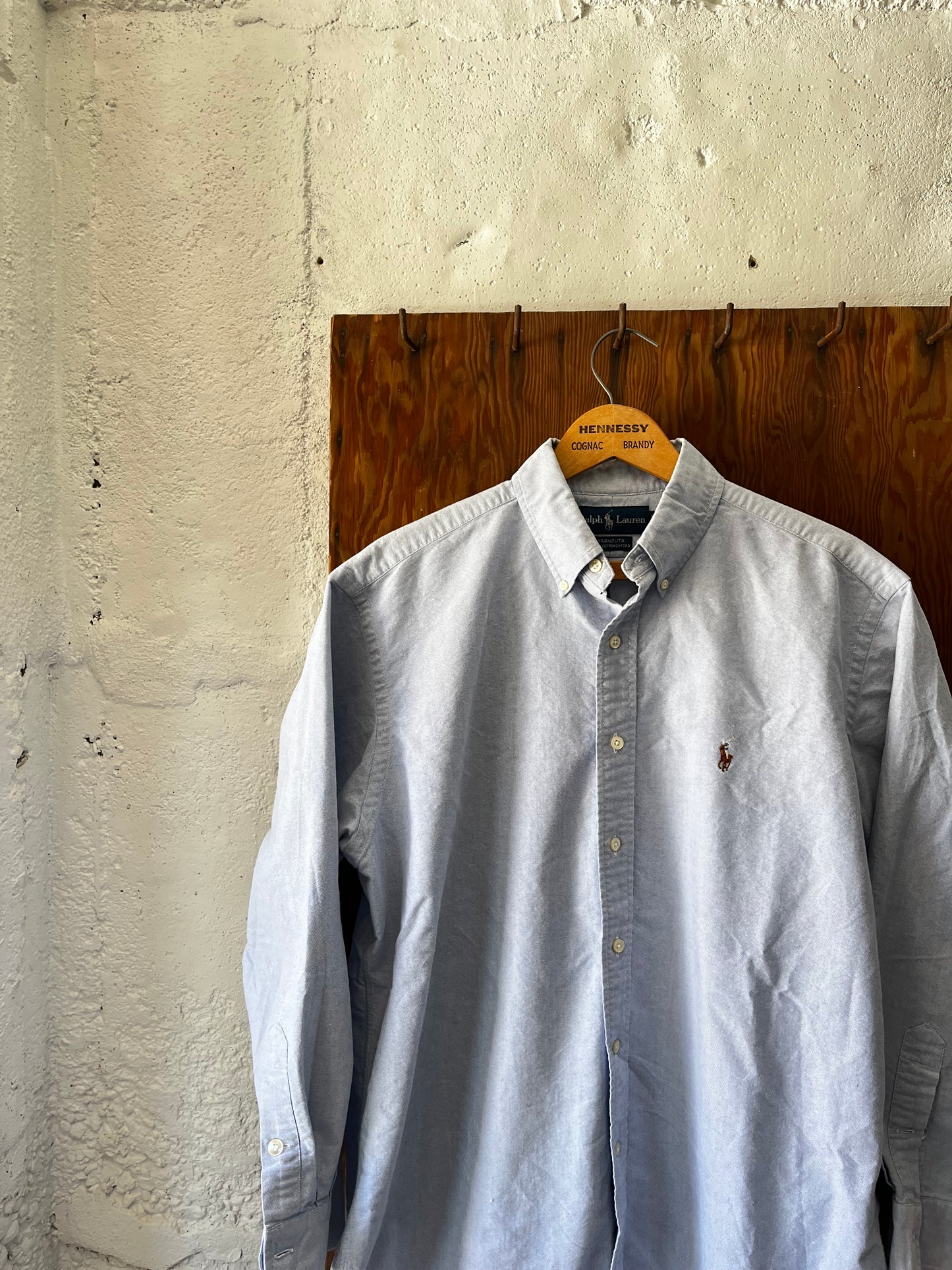 Polo Blue Oxford, Sz L, 1990s