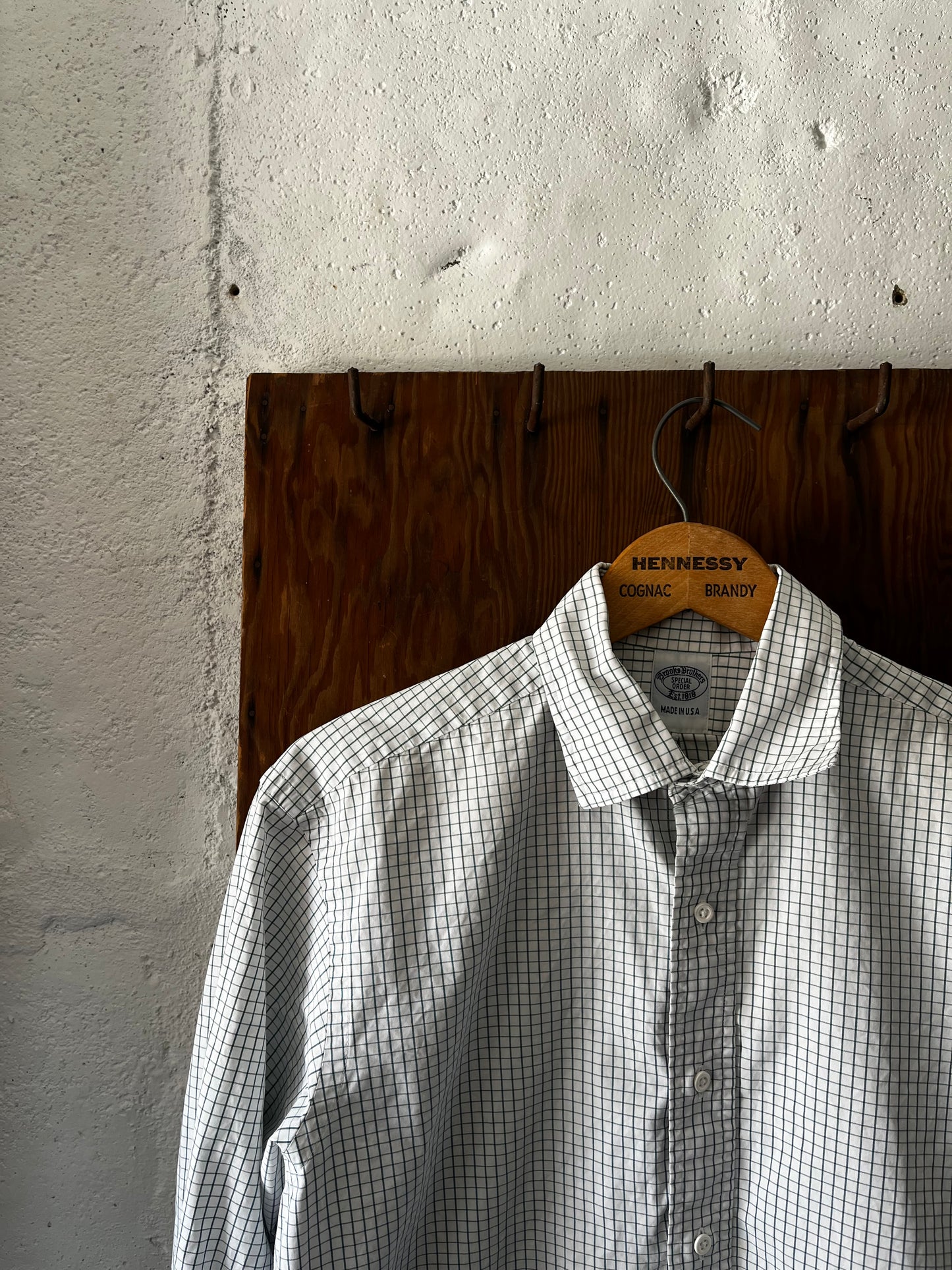 Brooks Brothers Green Windowpane, Sz L, 1990s