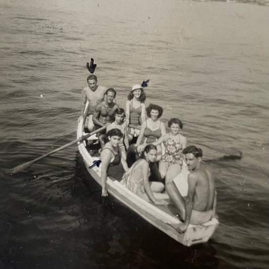 Brazilian Boat Ride, Snapshot, 1940s