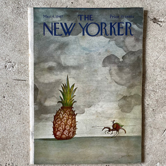 New Yorker, March 4 1967, Saul Steinberg Cover