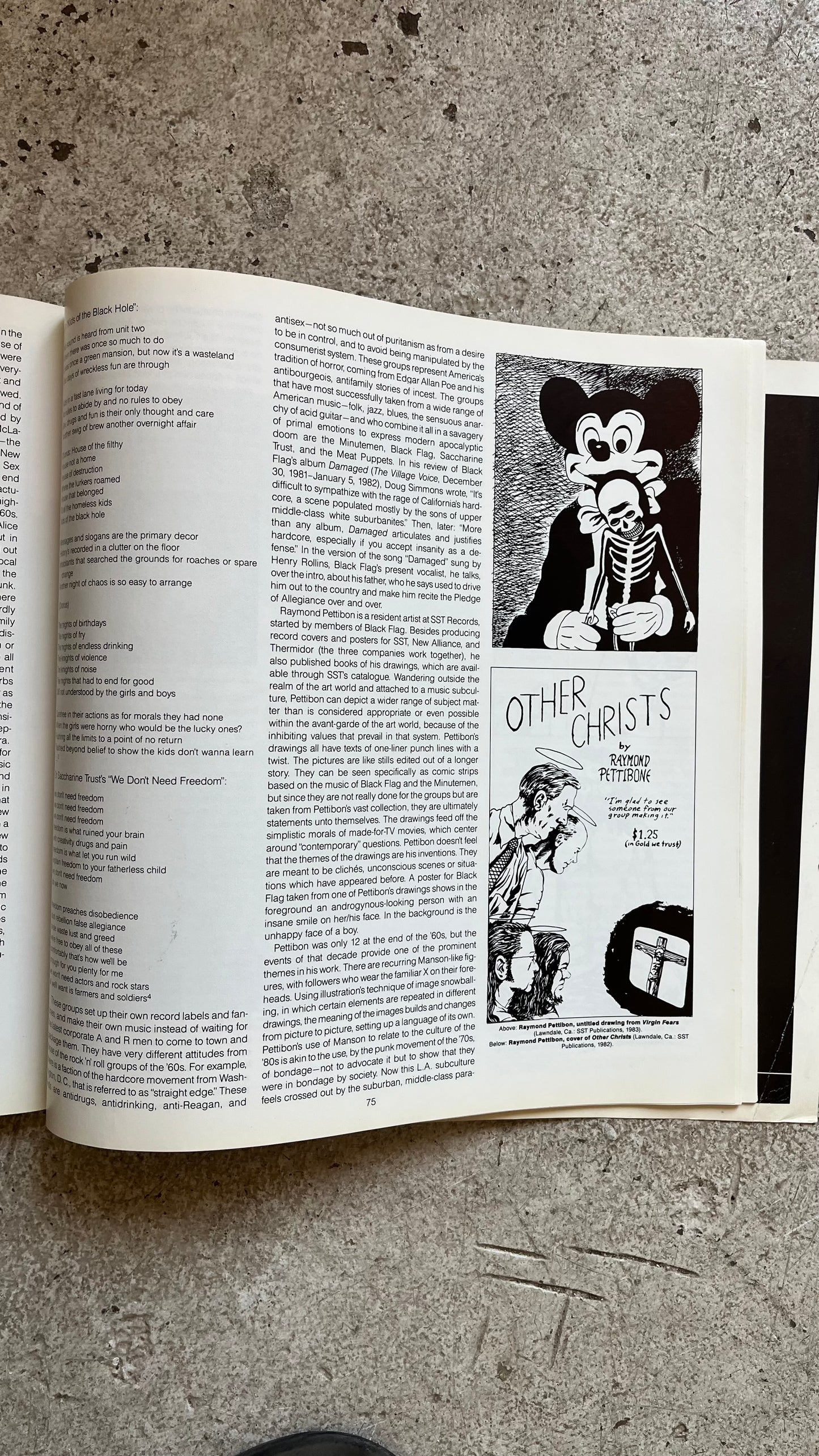 Artforum, April 1985 [Kim Gordon, Raymond Pettibon, Mike Kelley]