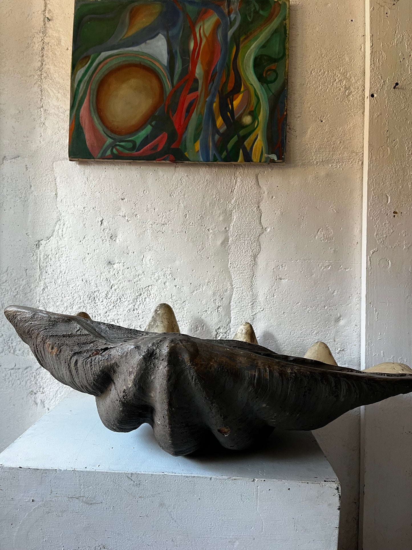 Giant Fiberglass Clam Shell, 1960s (NYC Delivery Only)