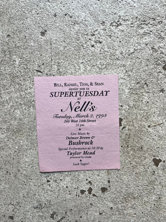 Nell’s Invitation, 1993 [Taylor Mead]