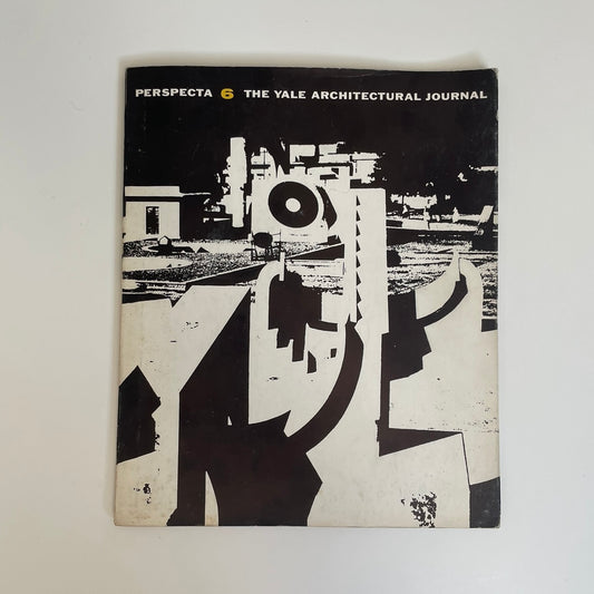 Perspecta 6, Yale Architecture Journal, Isamu Noguchi Cover