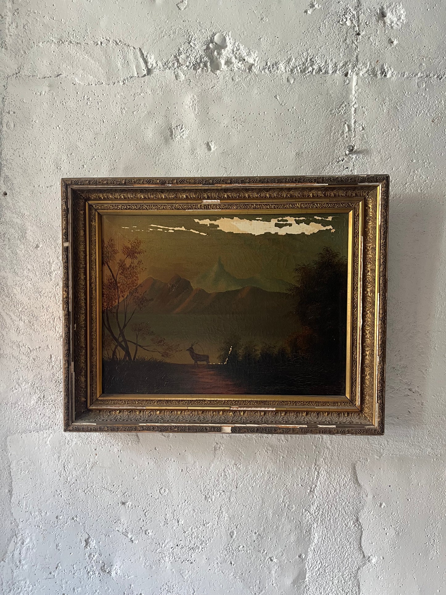Deer in the Mountains, 1880s