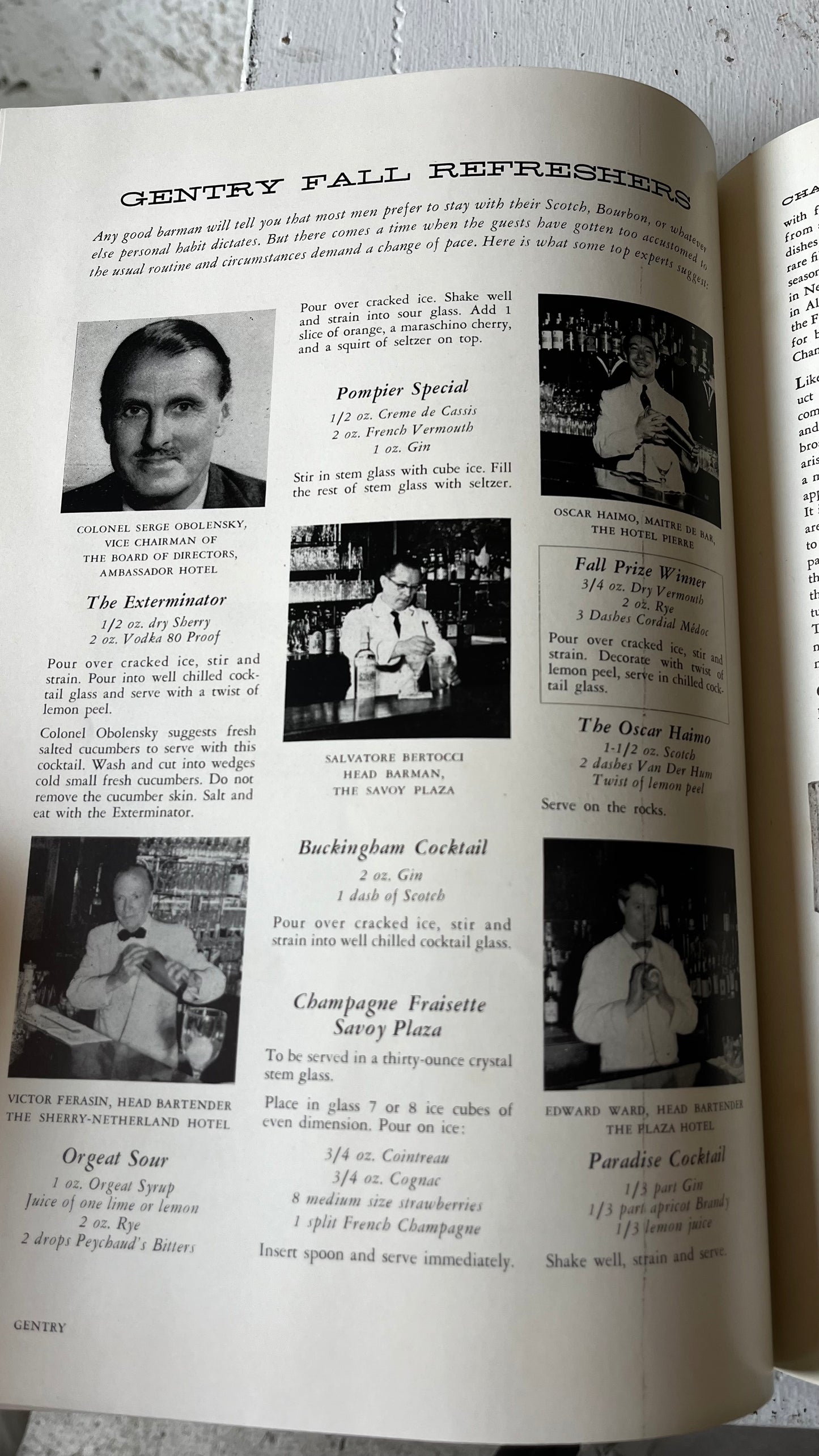 Gentry ‘Age of Elegance’ Issue, Fall 1955