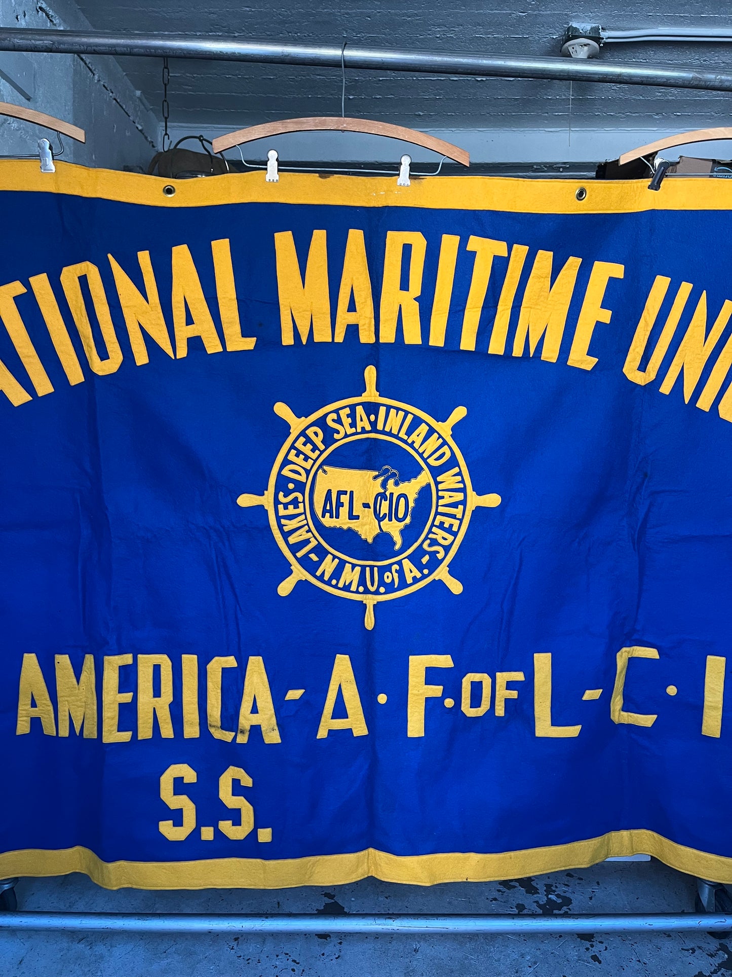 National Maritime Union Banner, 1950